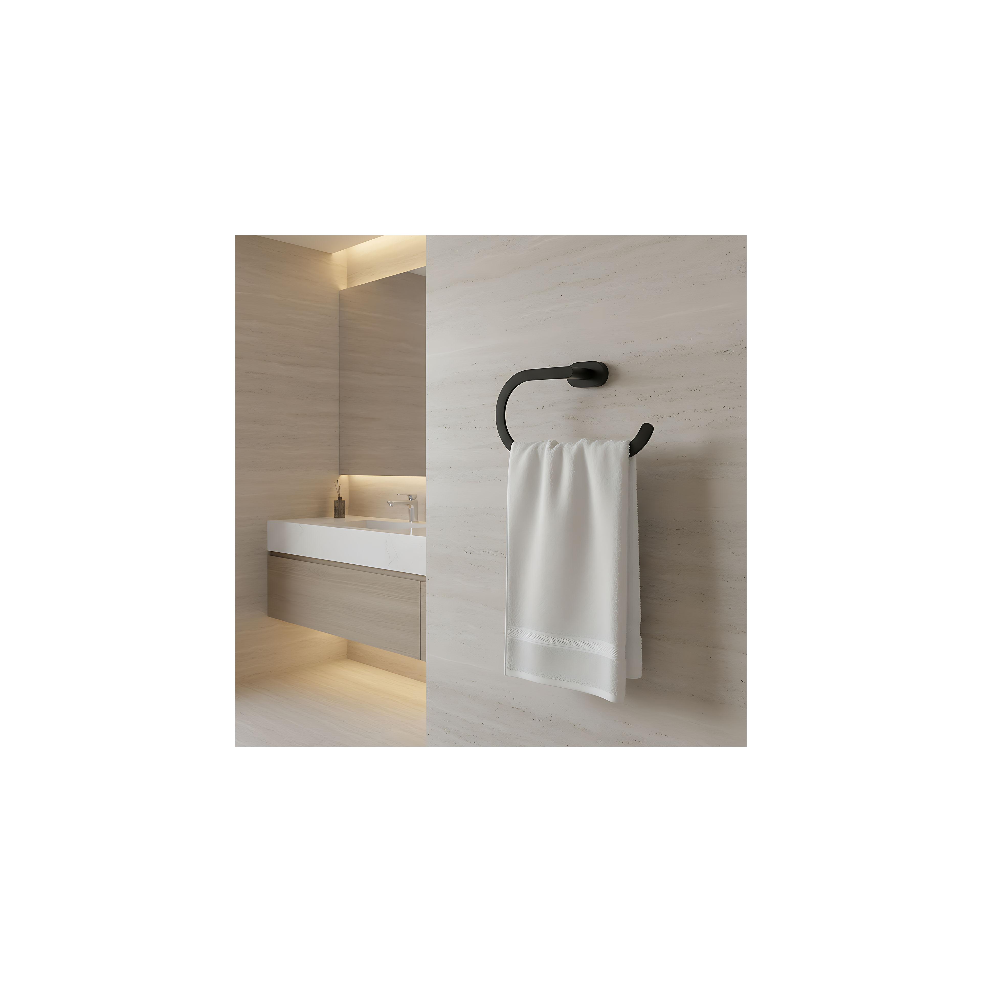 Porte-serviette Ring 110 Til Black