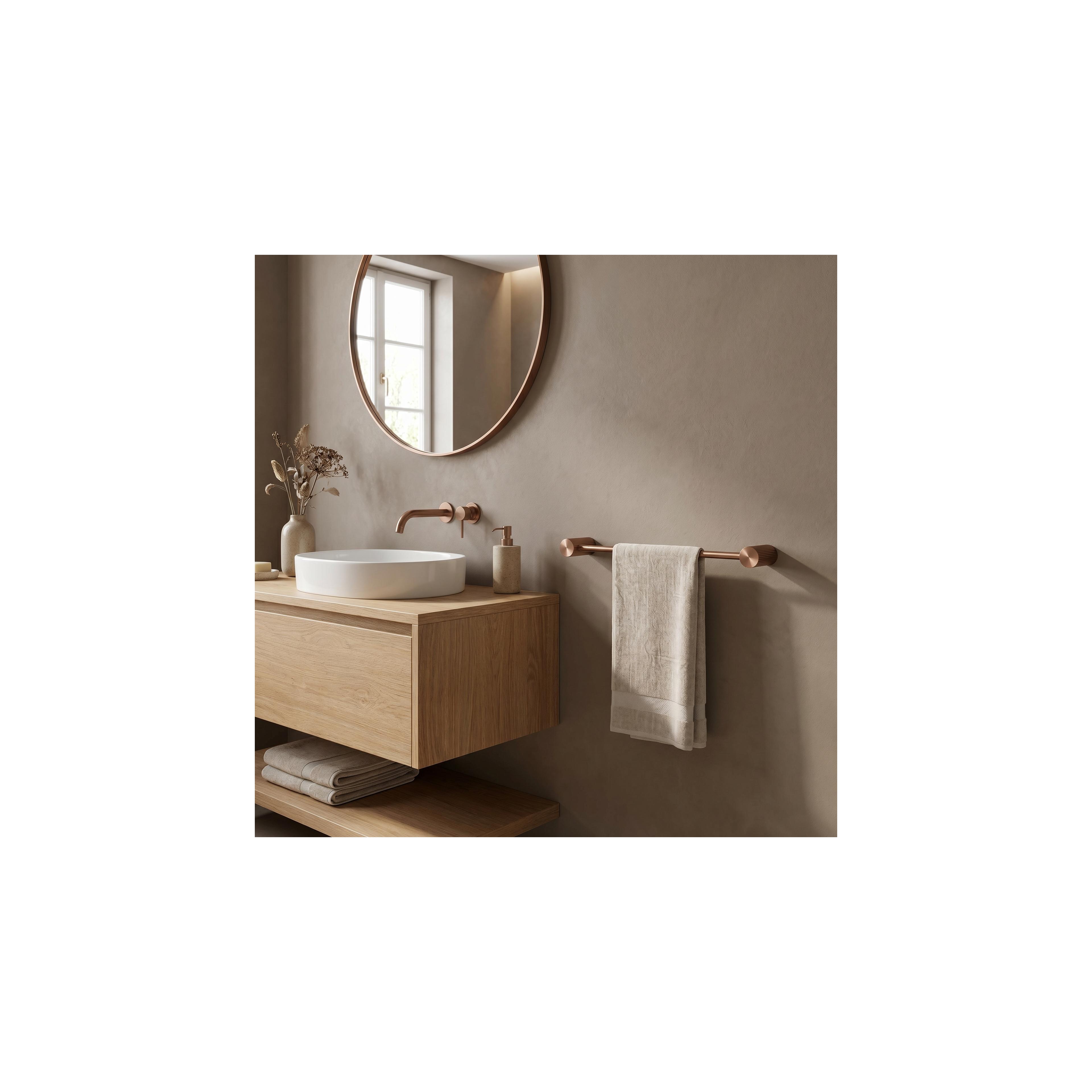 Kylpyhuoneen naulakko 64101 SOLO Brush Copper