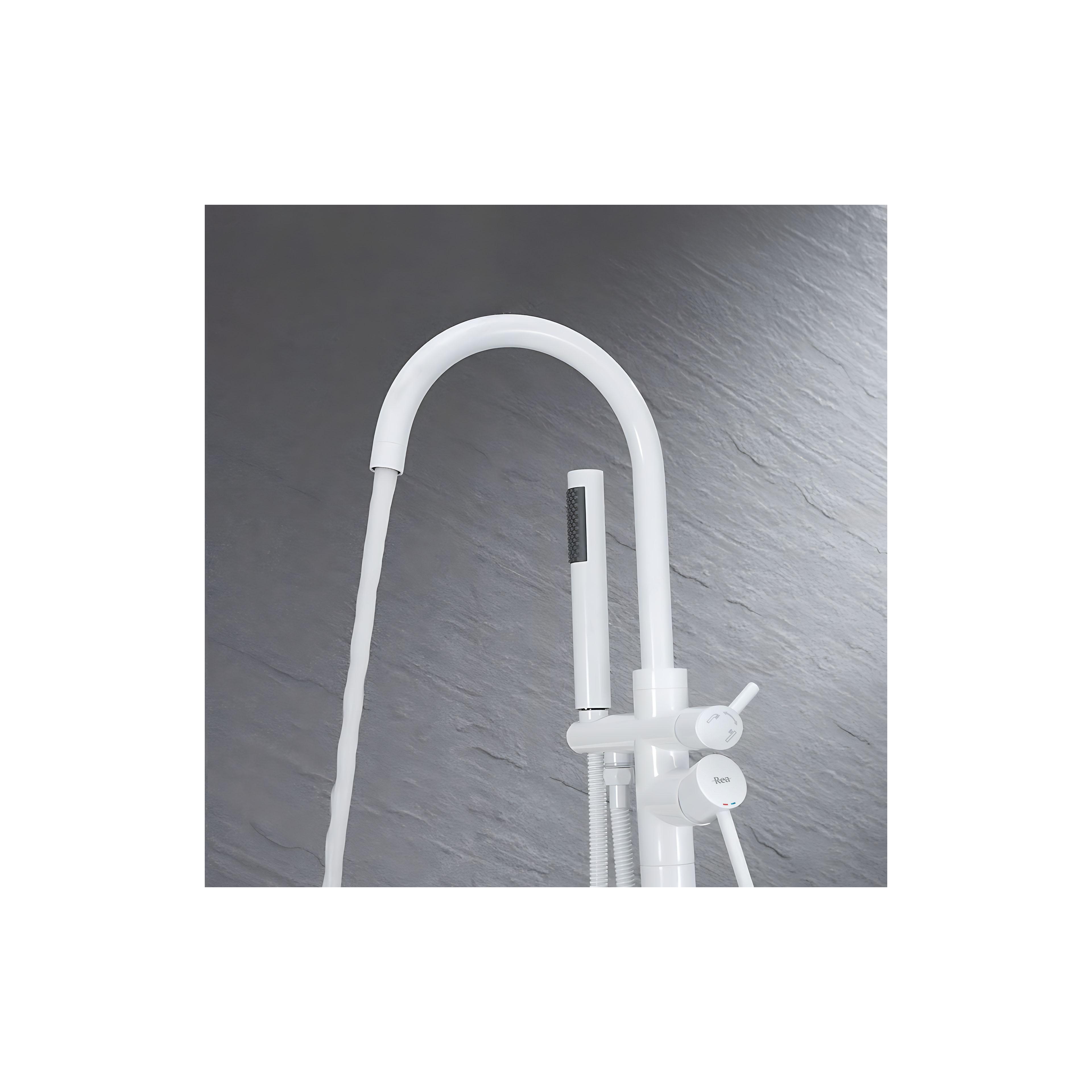 Robinet autoportant Rea Lungo White