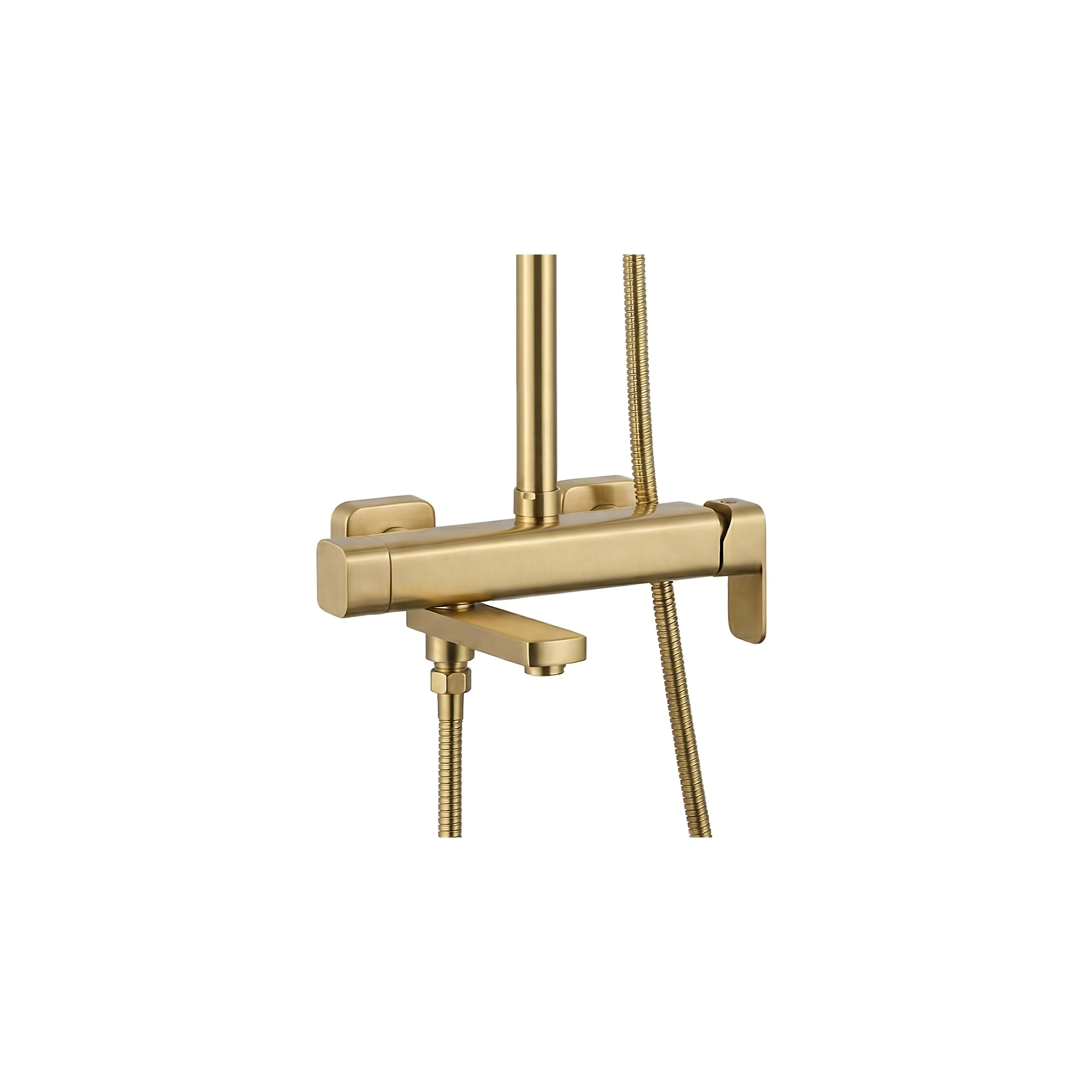 Kit de douche Rea Arlo Brush Gold