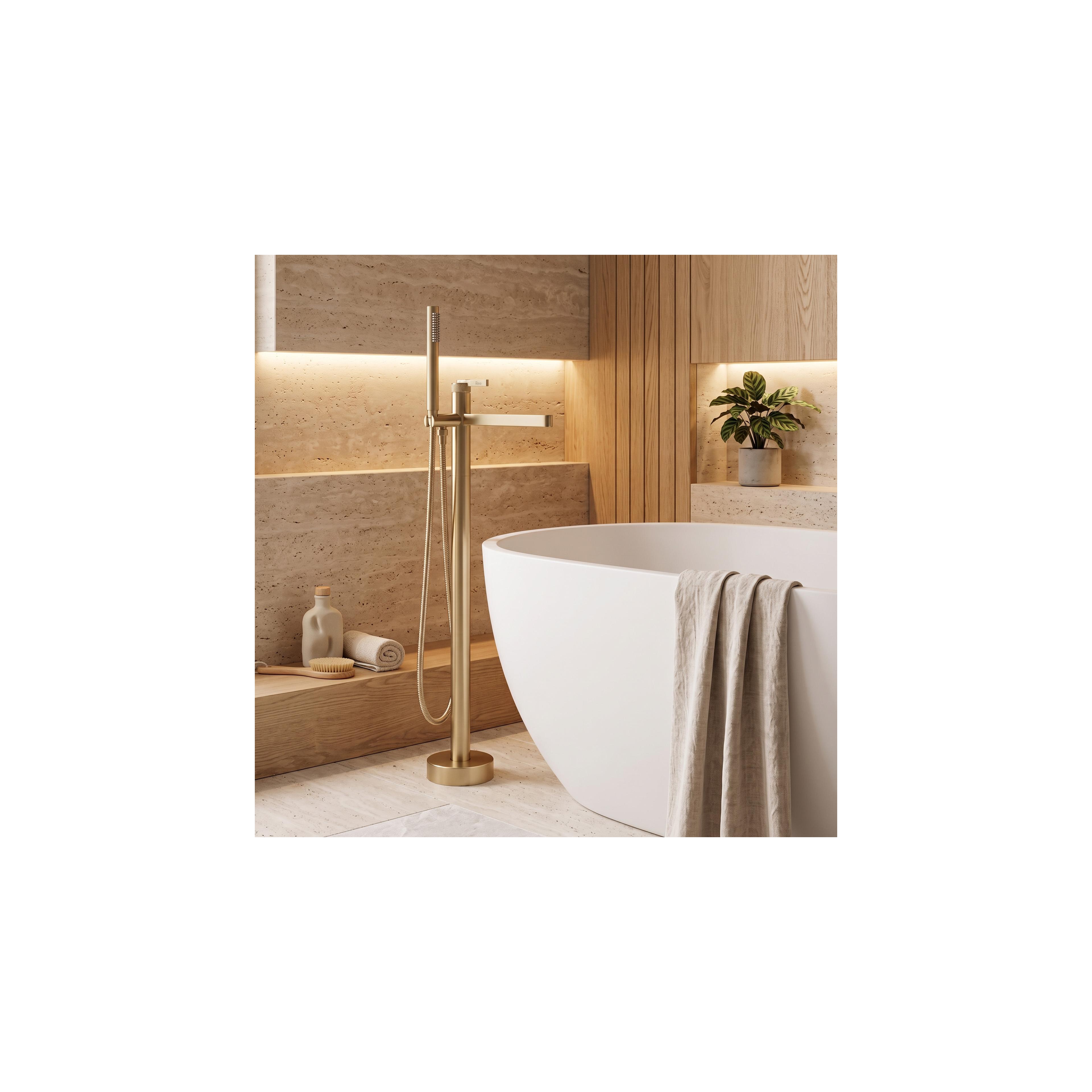 Robinet autoportant Rea Grace Brush Gold