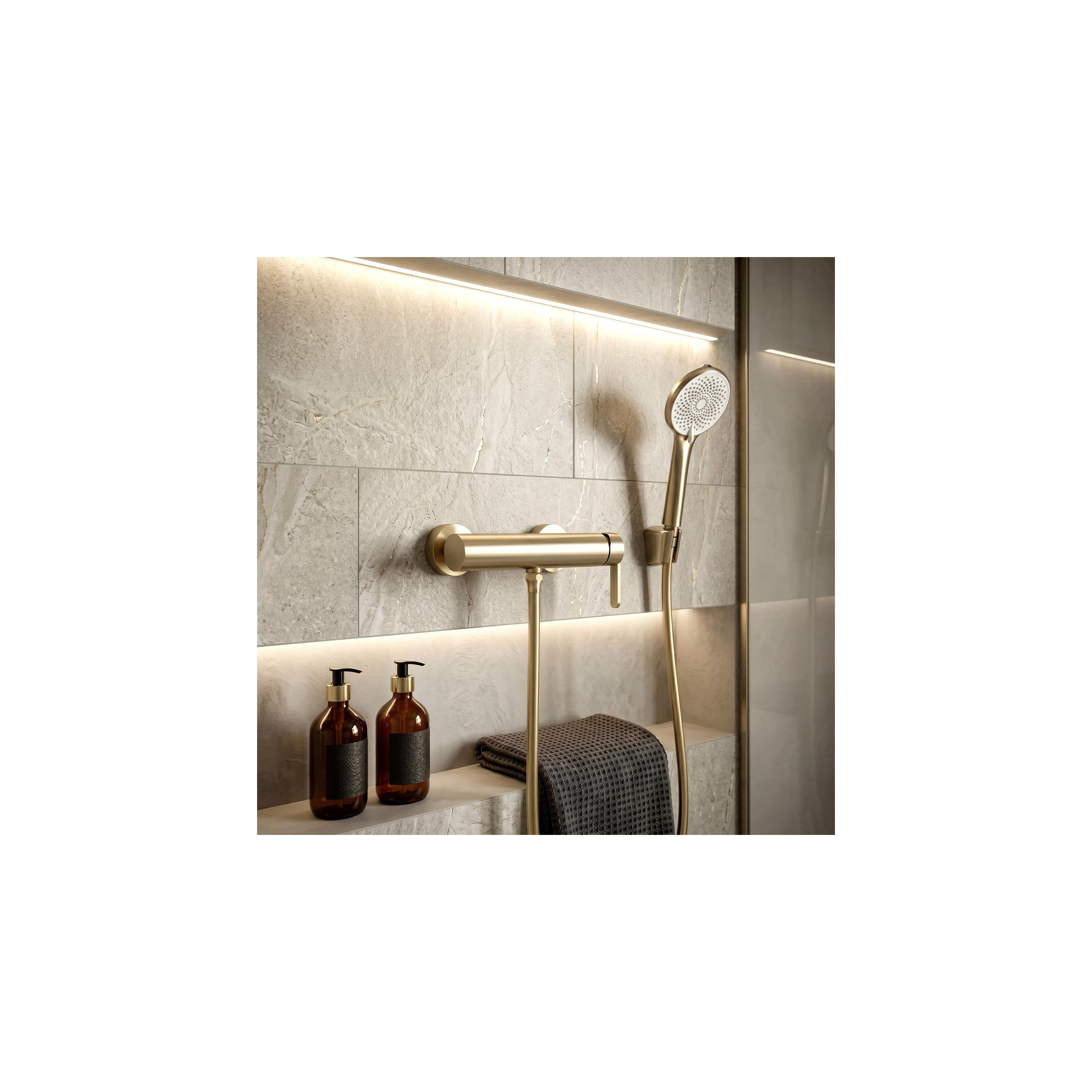 Anti-twist shower hose Rea Brush Gold 150 cm