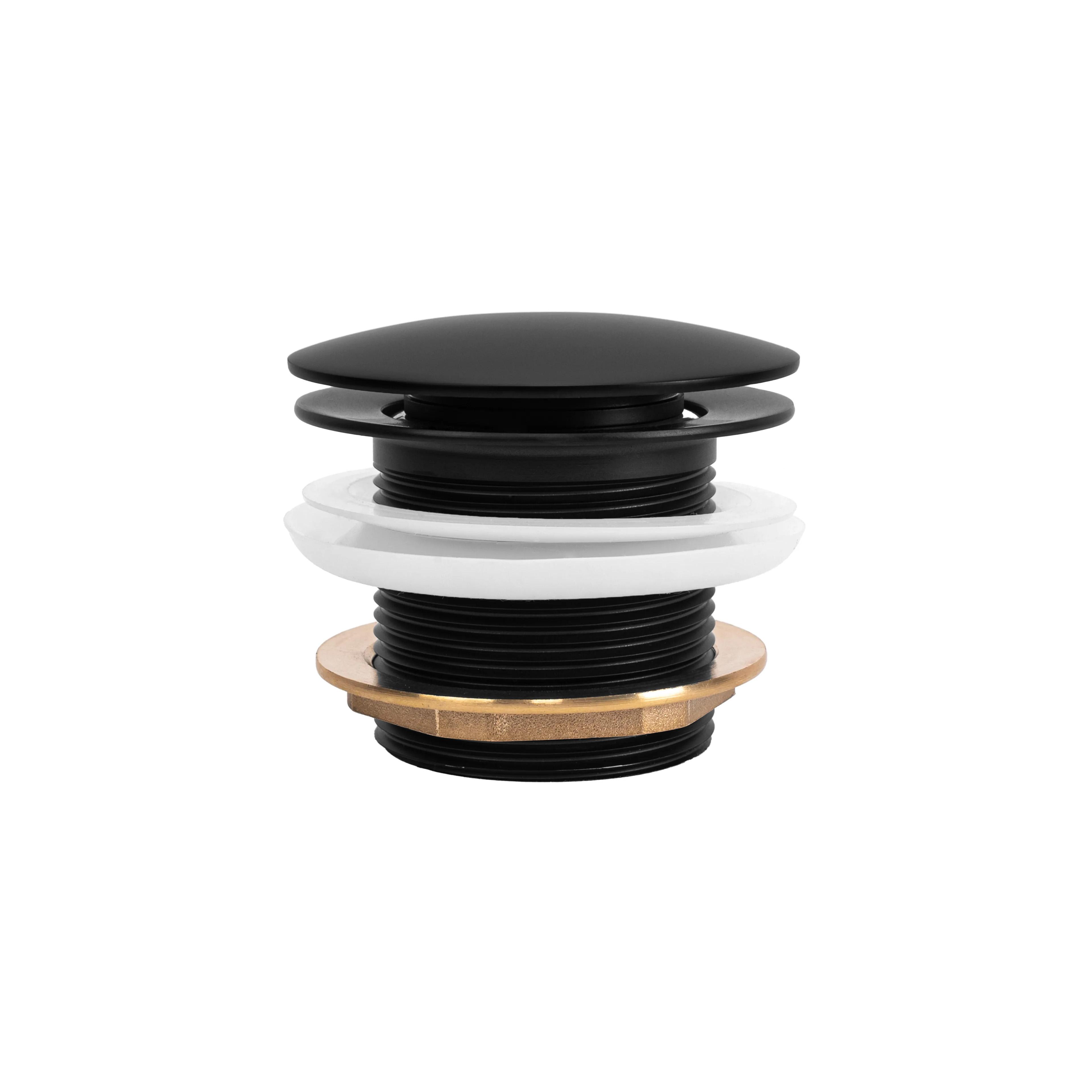 Univerzální vanová výpusť REA Click-clack - Black