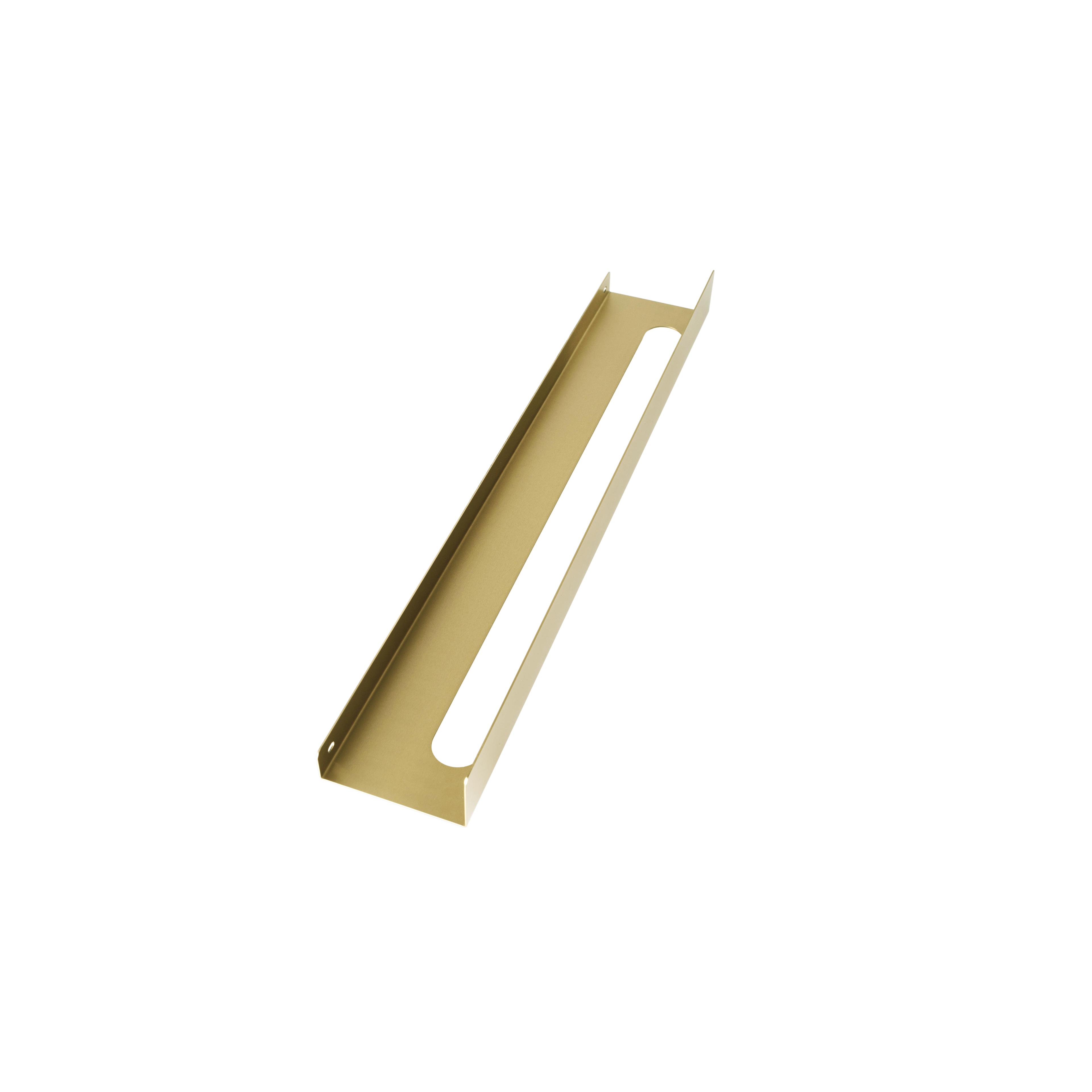 Bathroom shelf SF02 60cm gold brush