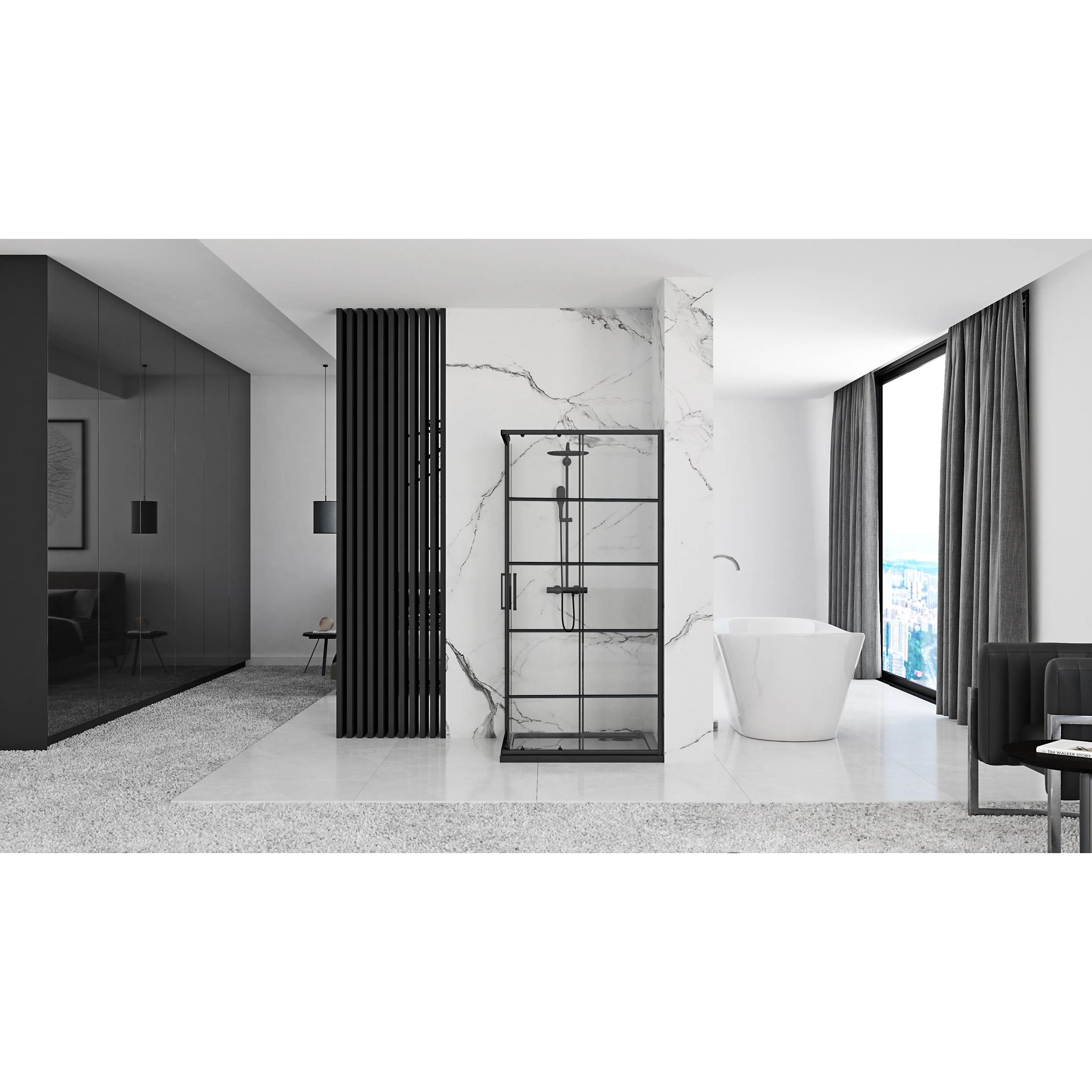 Zuhanykabin Rea Concept Black 80x100