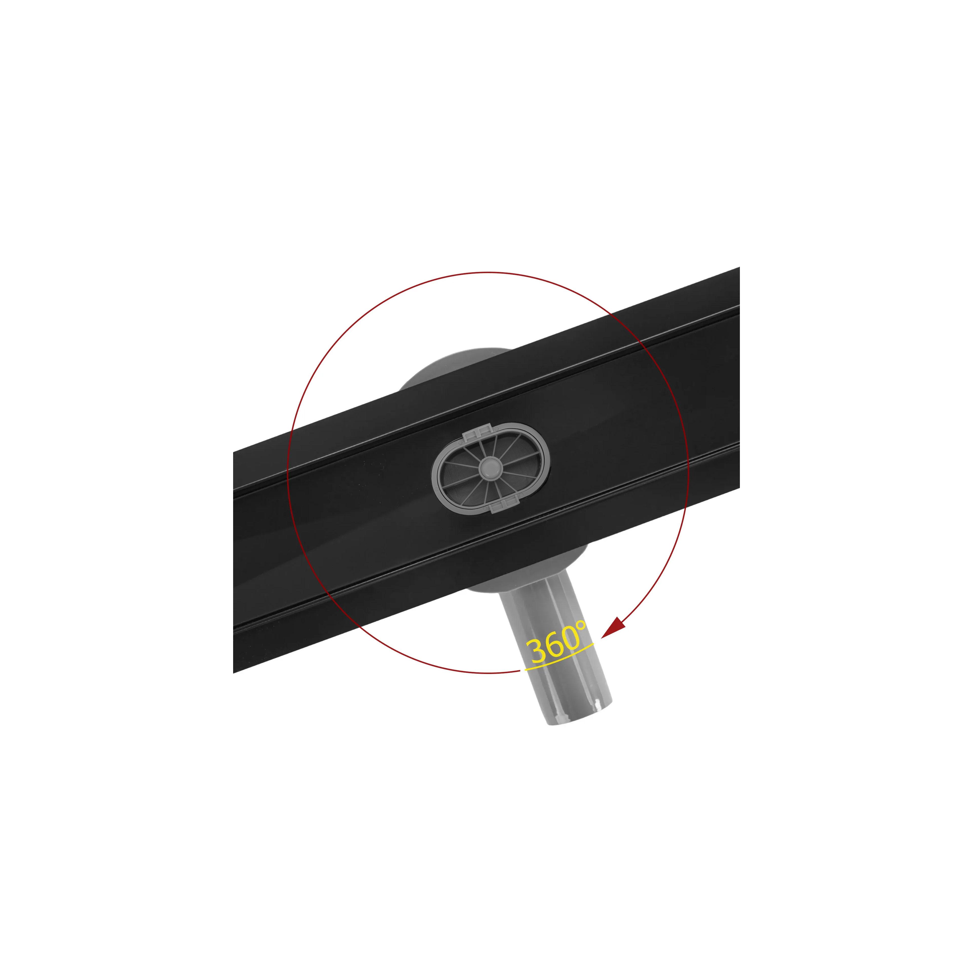 REA Neox pro Linear Drain Black 80