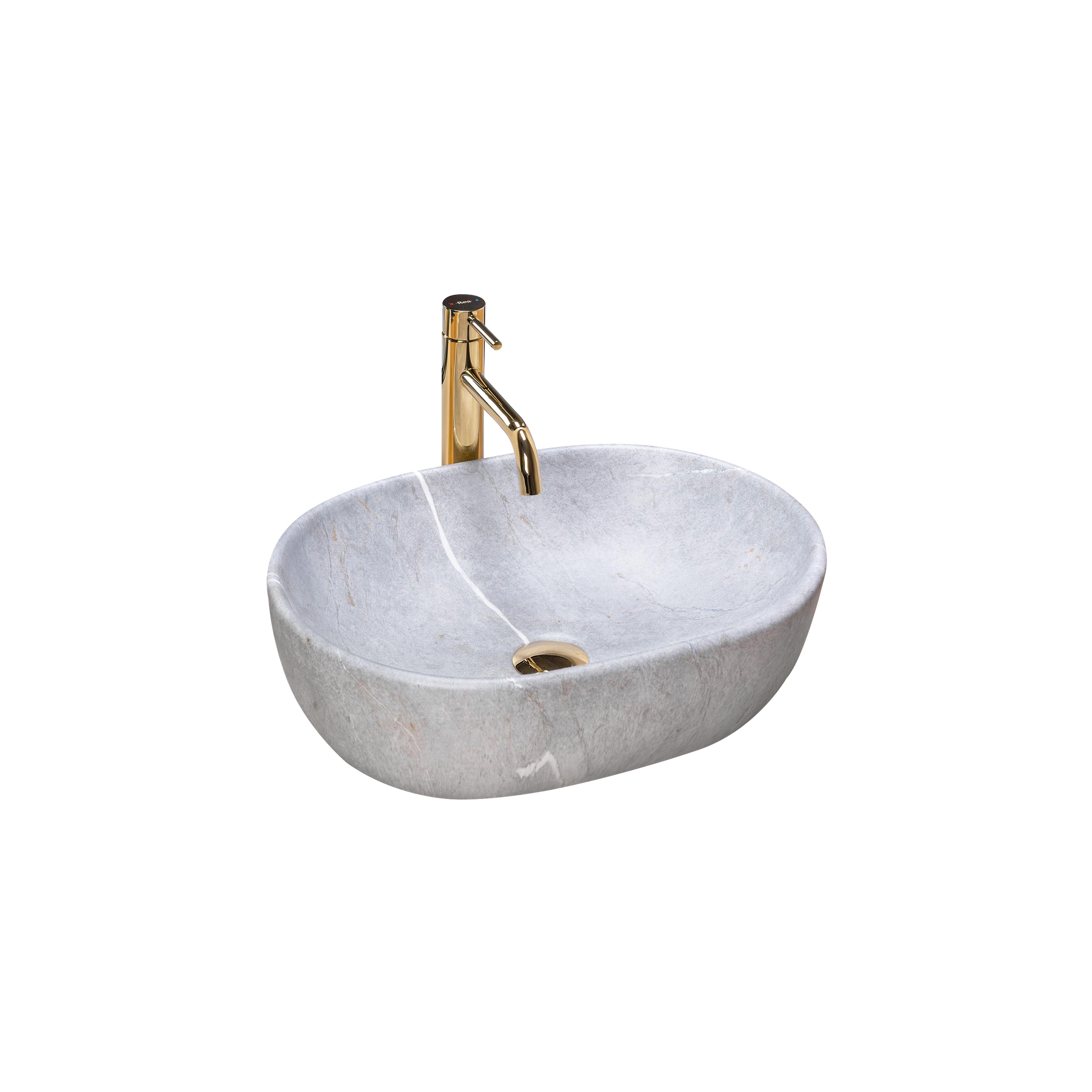 Lavabo sobre encimera Rea Lara Grey