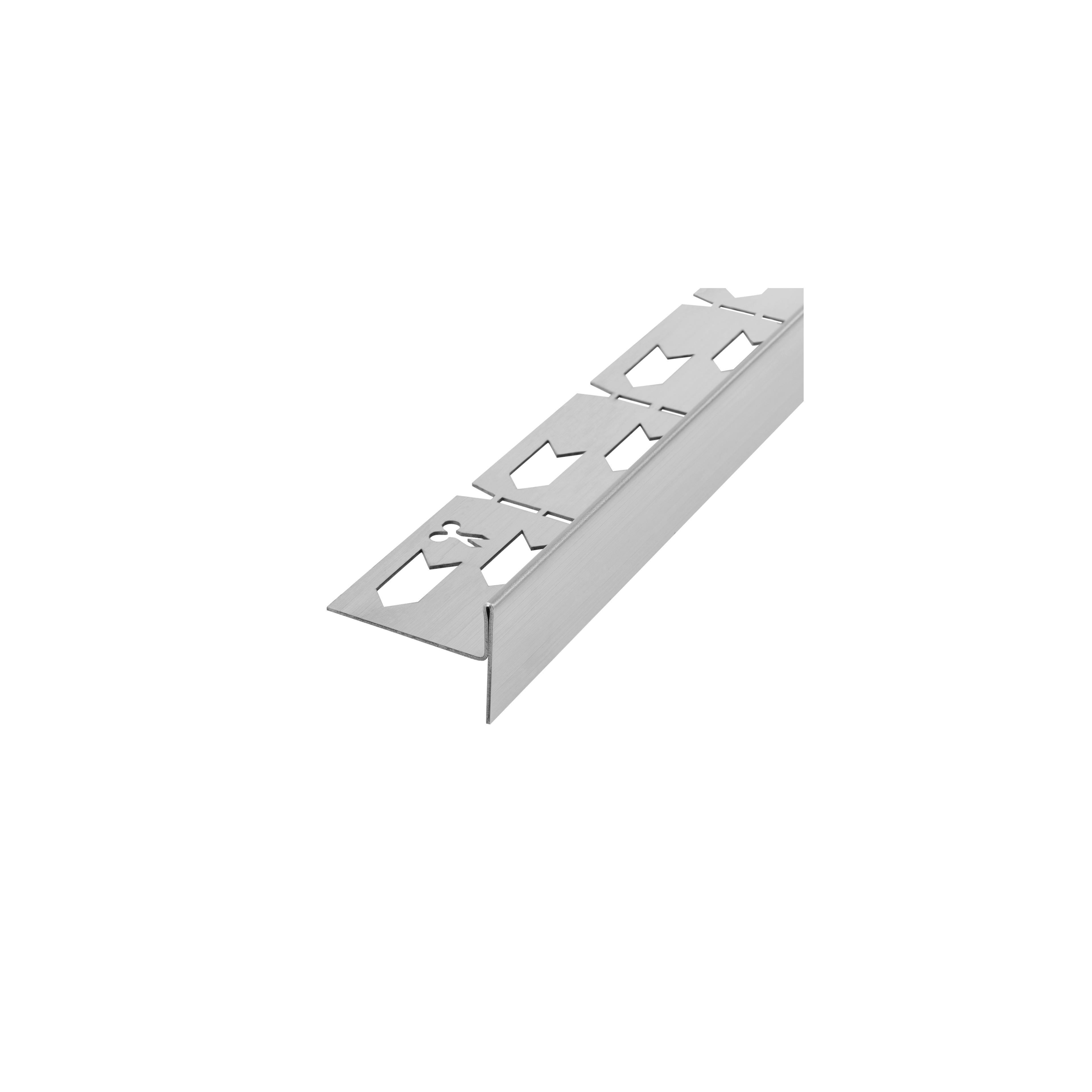 Listwa spadkowa brodzikowa 100cm Brush nickel