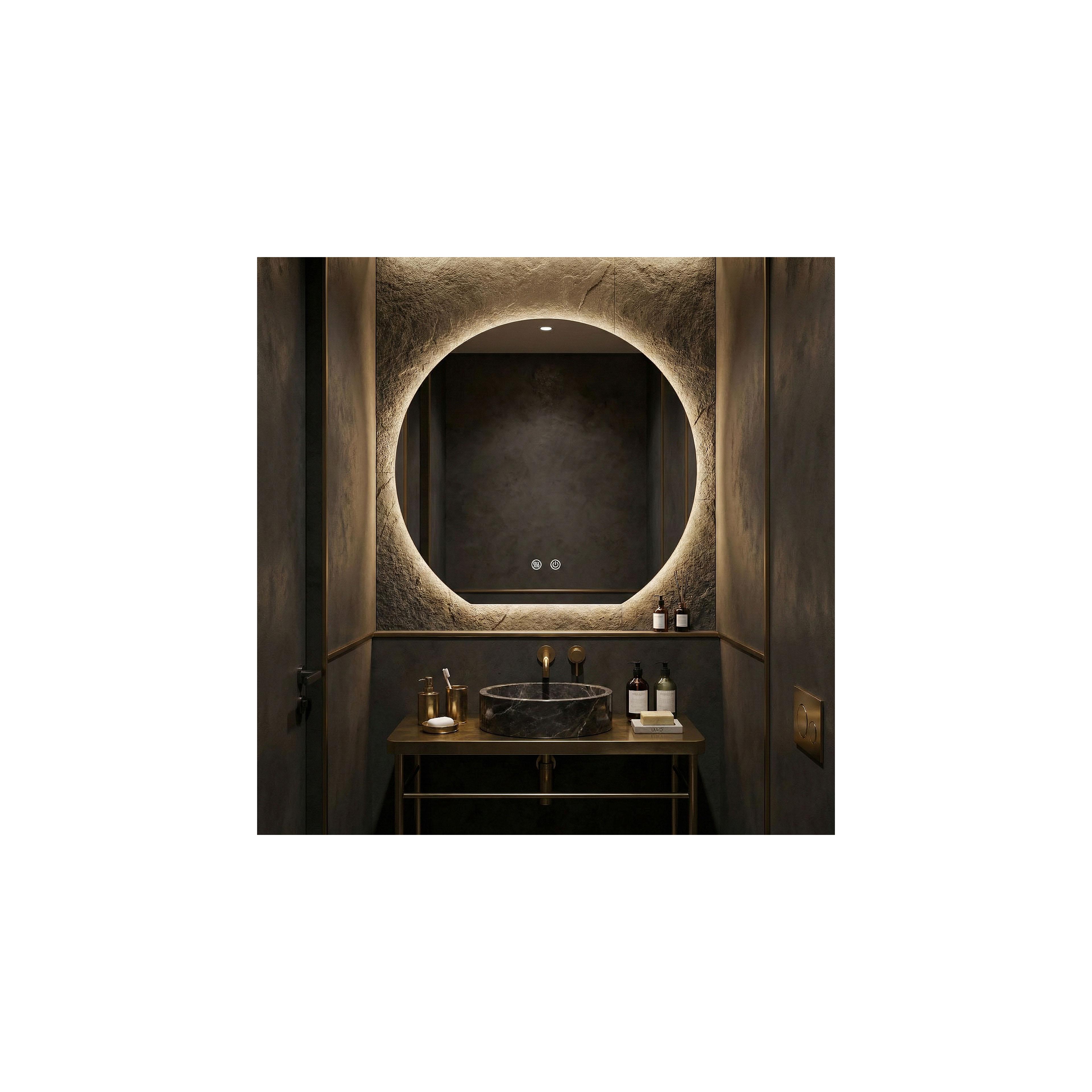 Miroir LED 80cm Fabio