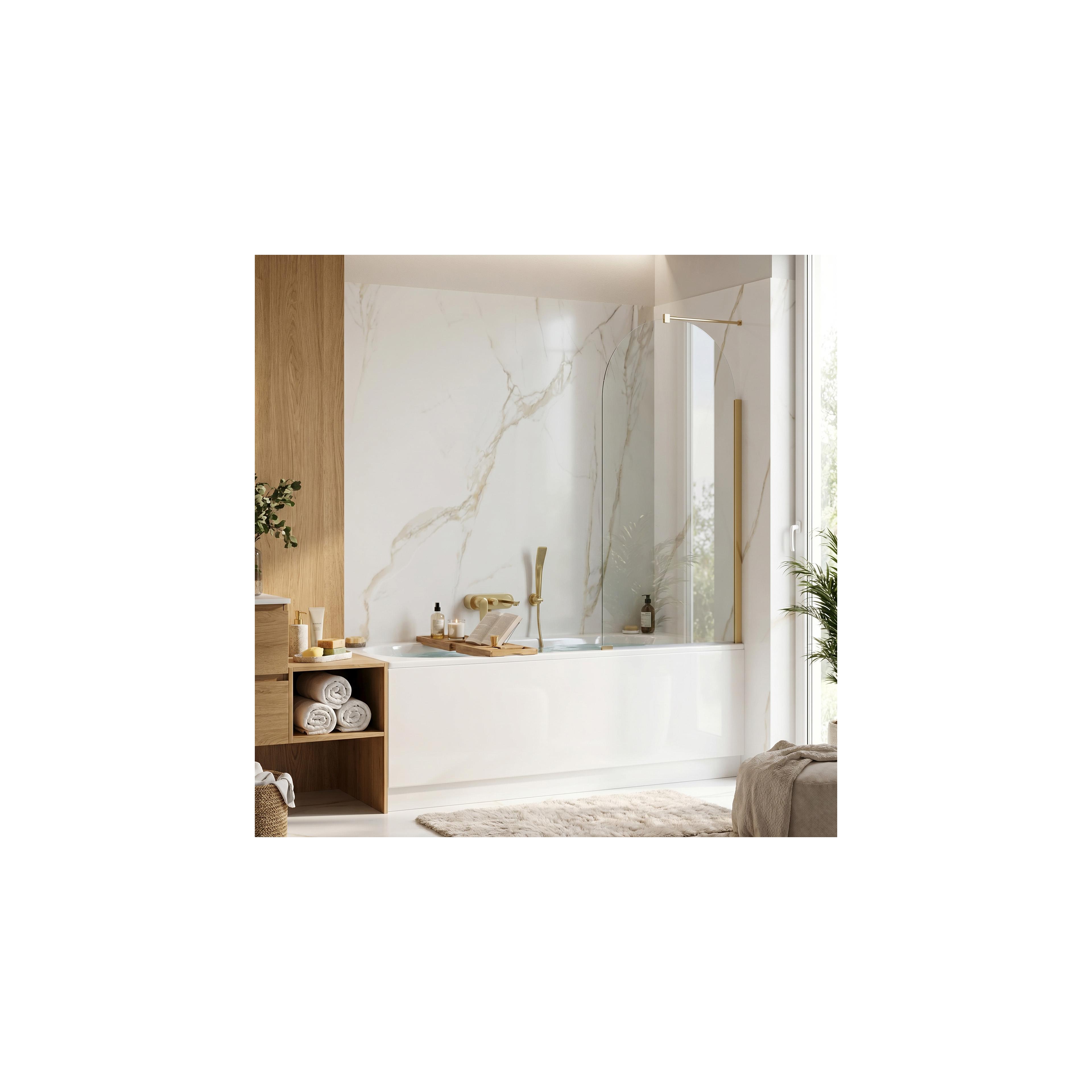 Bathtub screen Rea Travis Gold Brush 80