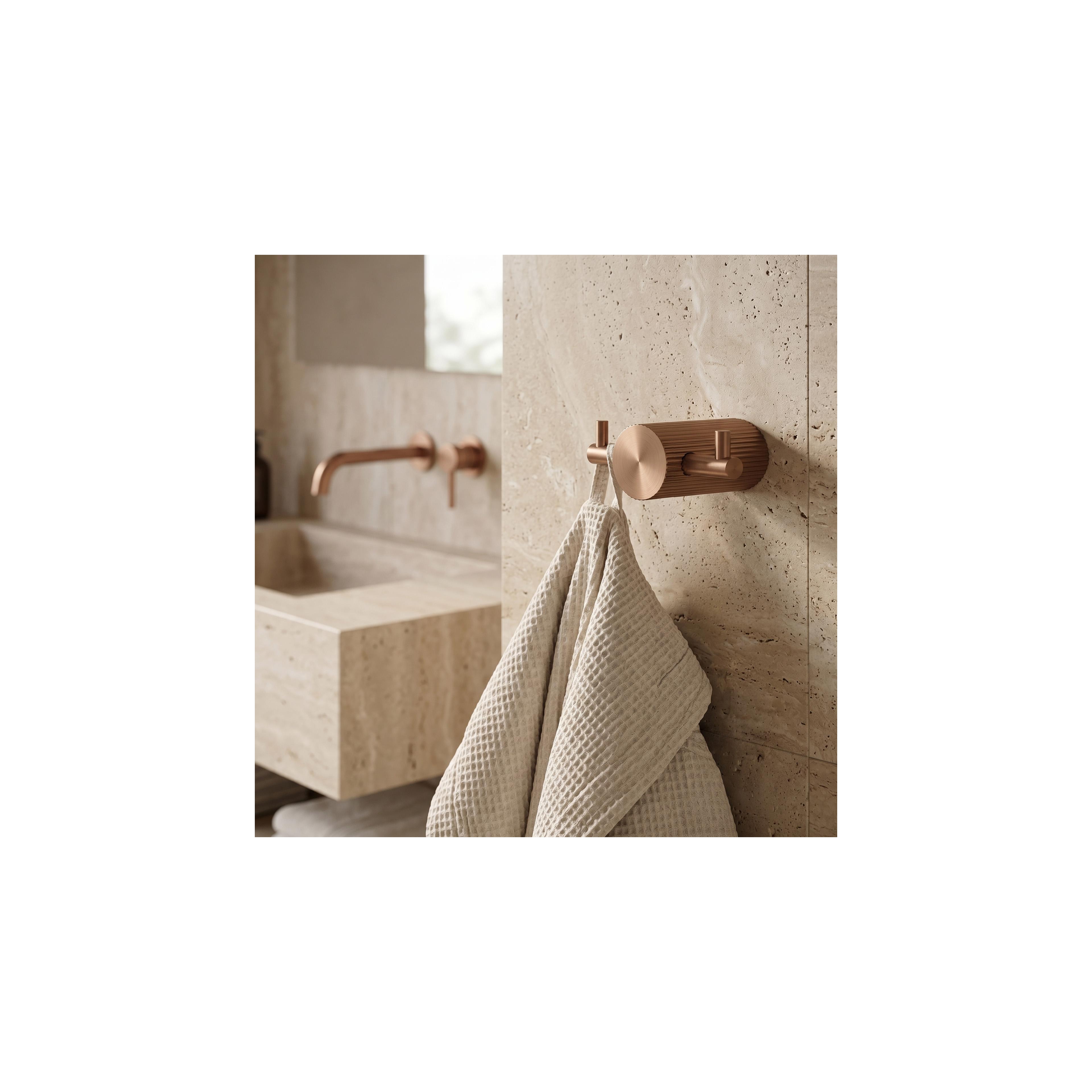 Gancho de casa de banho 64104A SOLO Brush Copper