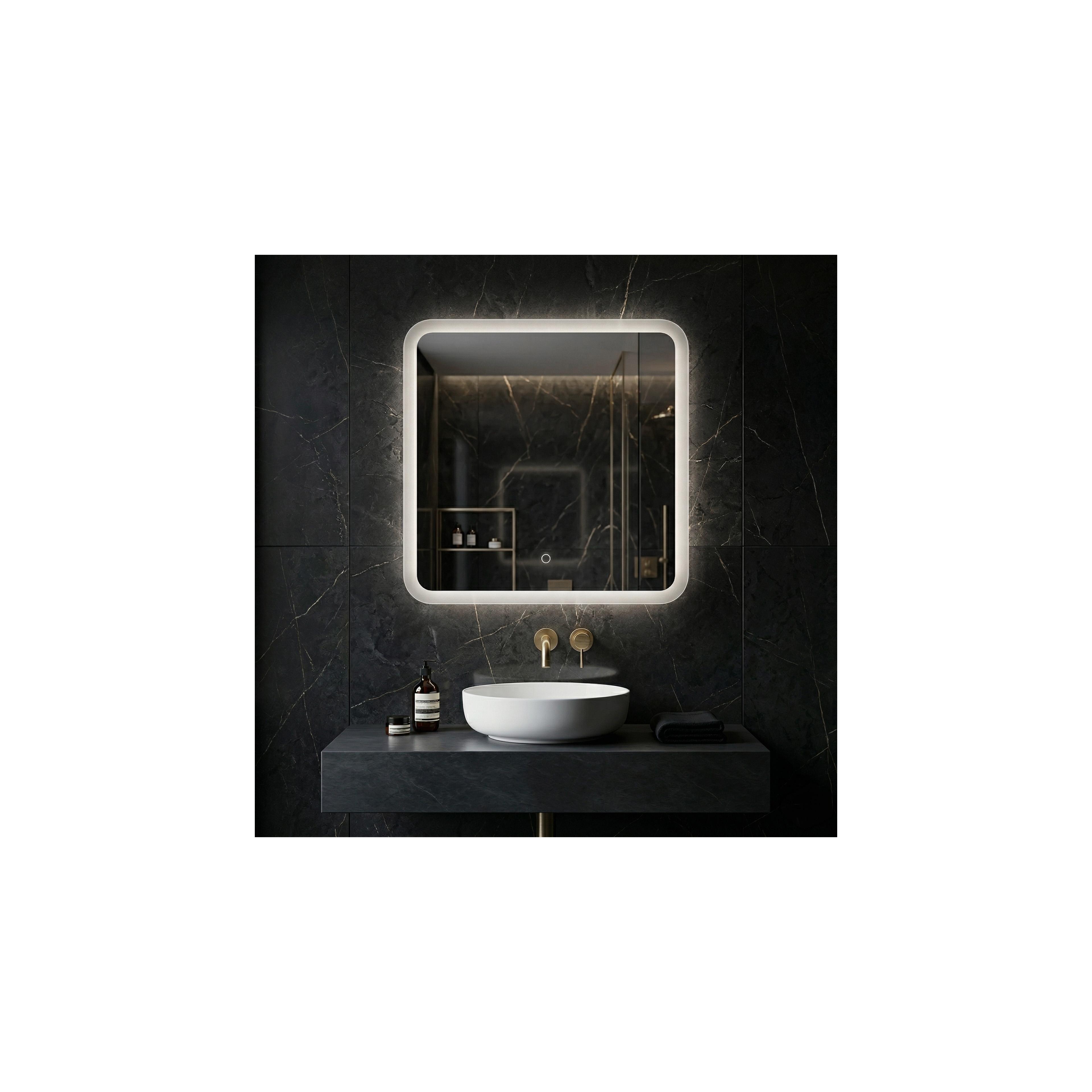 Mirror LED 70x70cm TOP-2