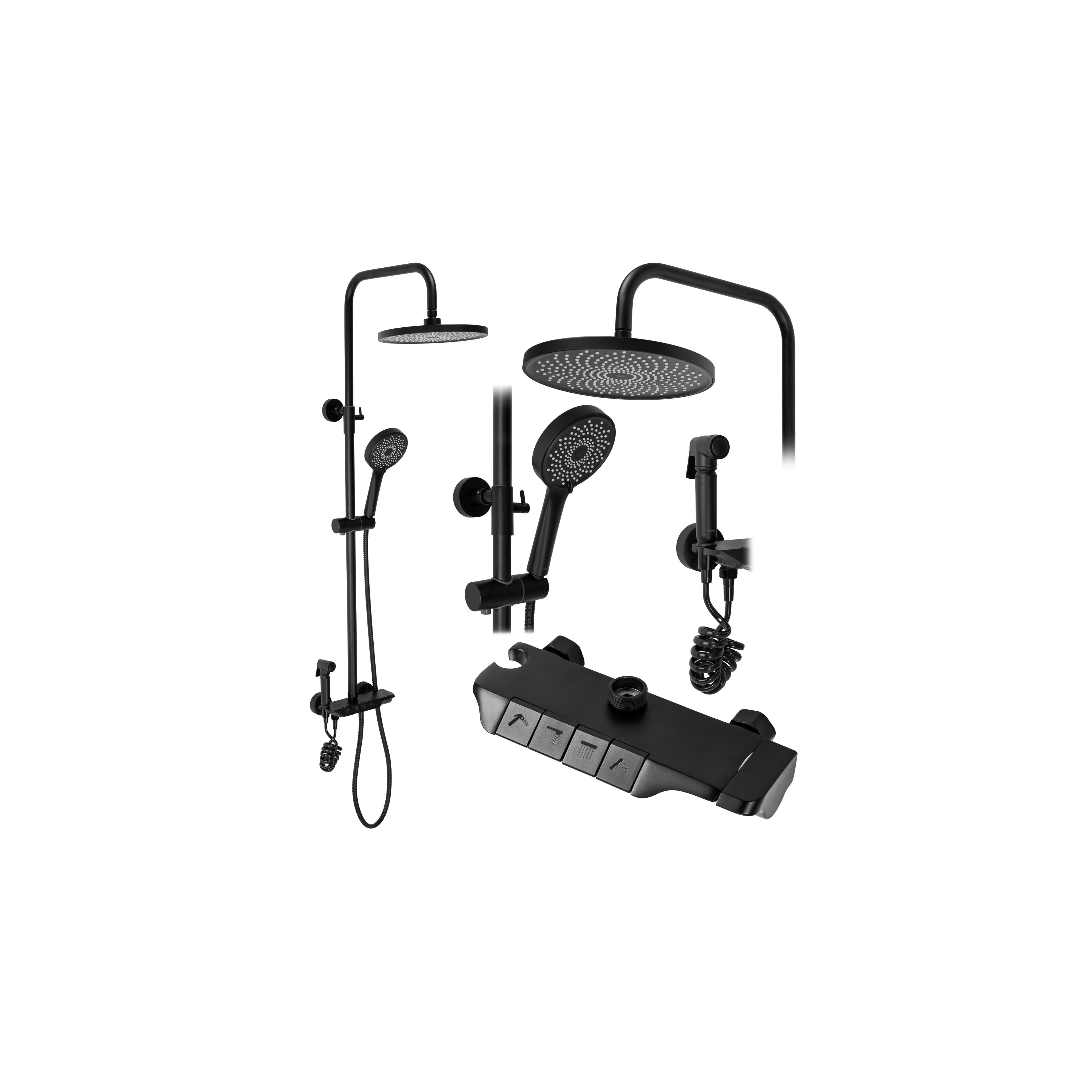 Kit de douche REA Max Black
