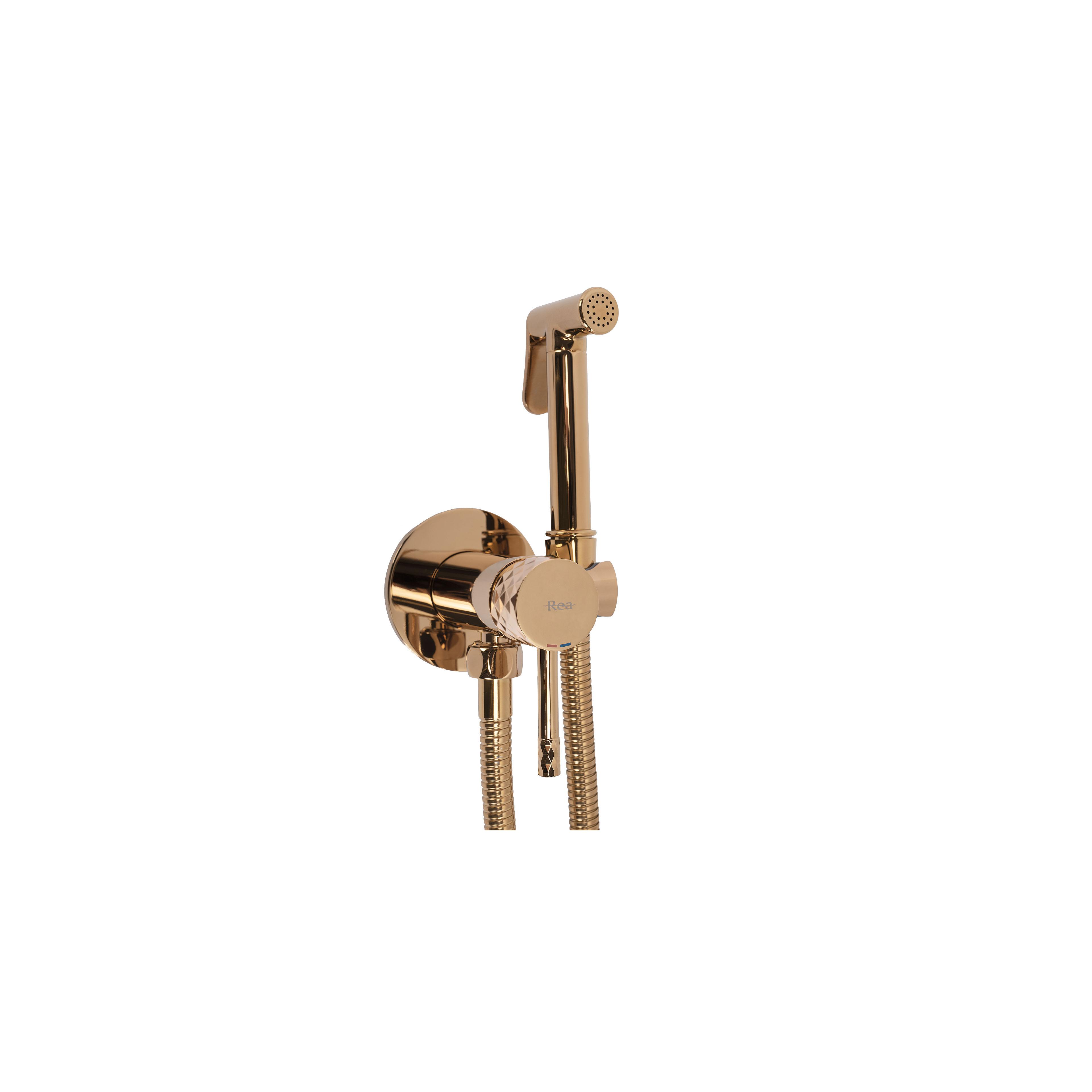ROBINET DE BIDET ENCASTRÉ REA  Lungo LOOP Diamond Copper