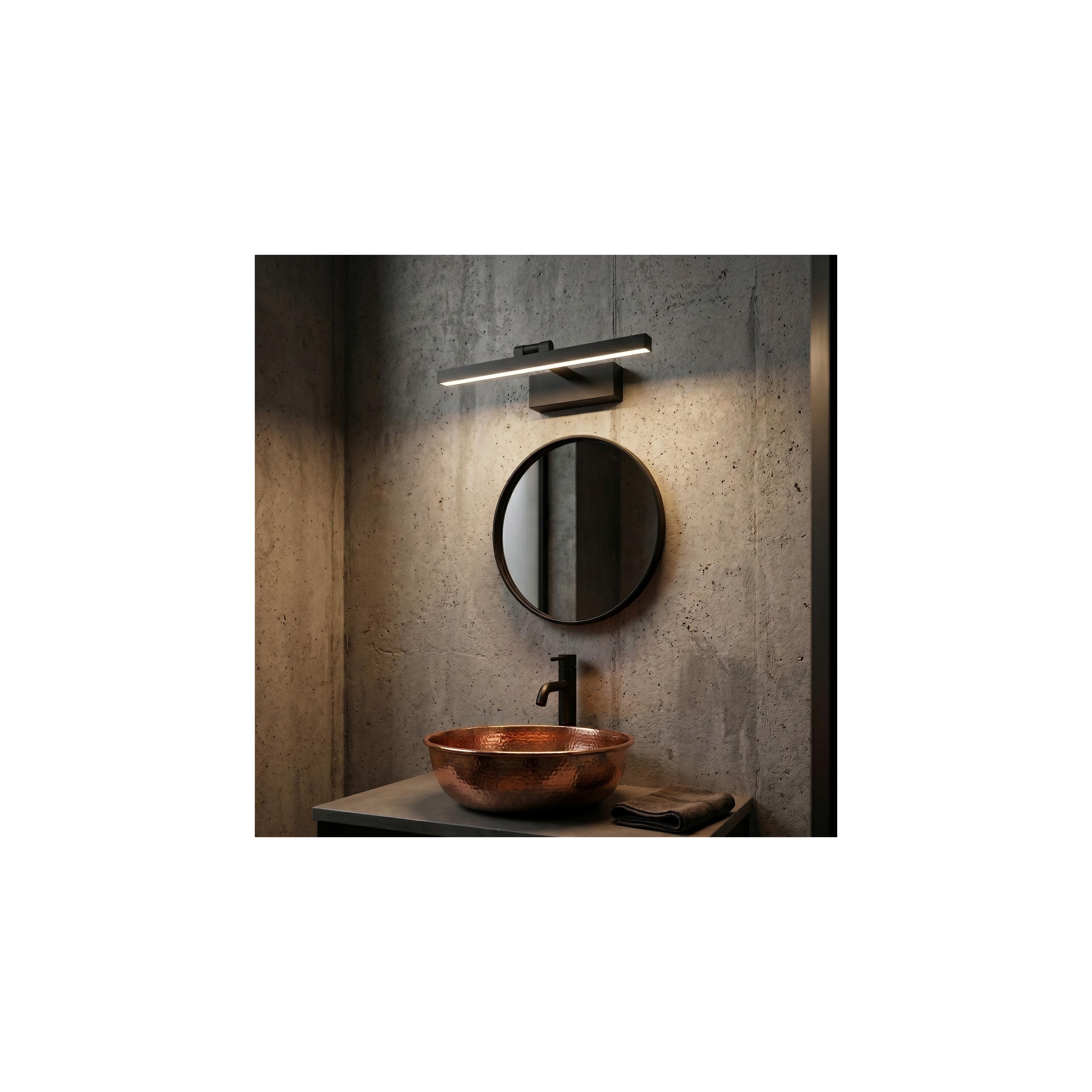Kupatilska zidna LED lampa APP1867-1W 60 cm Black