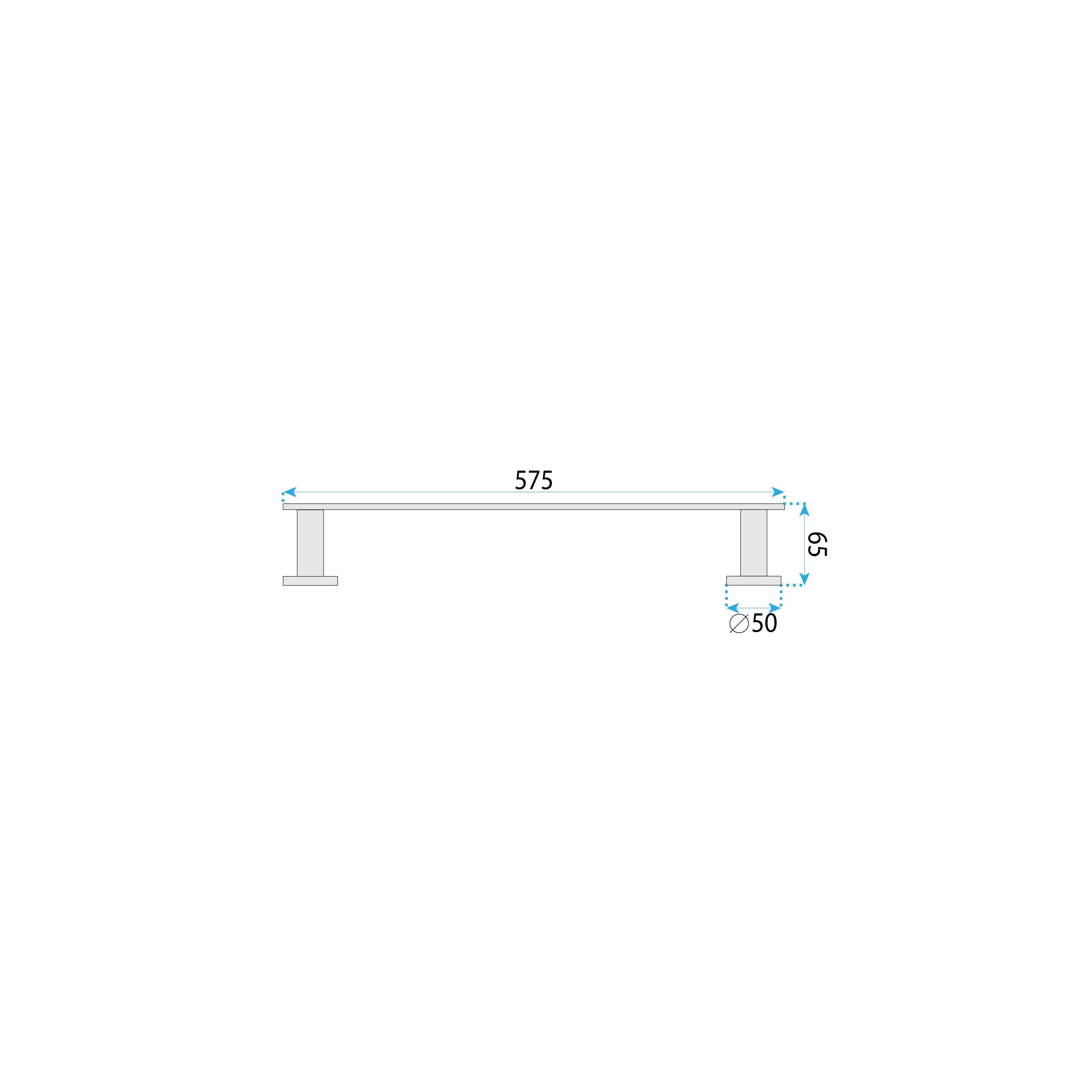 Porte-serviette 201 Oste Chrome