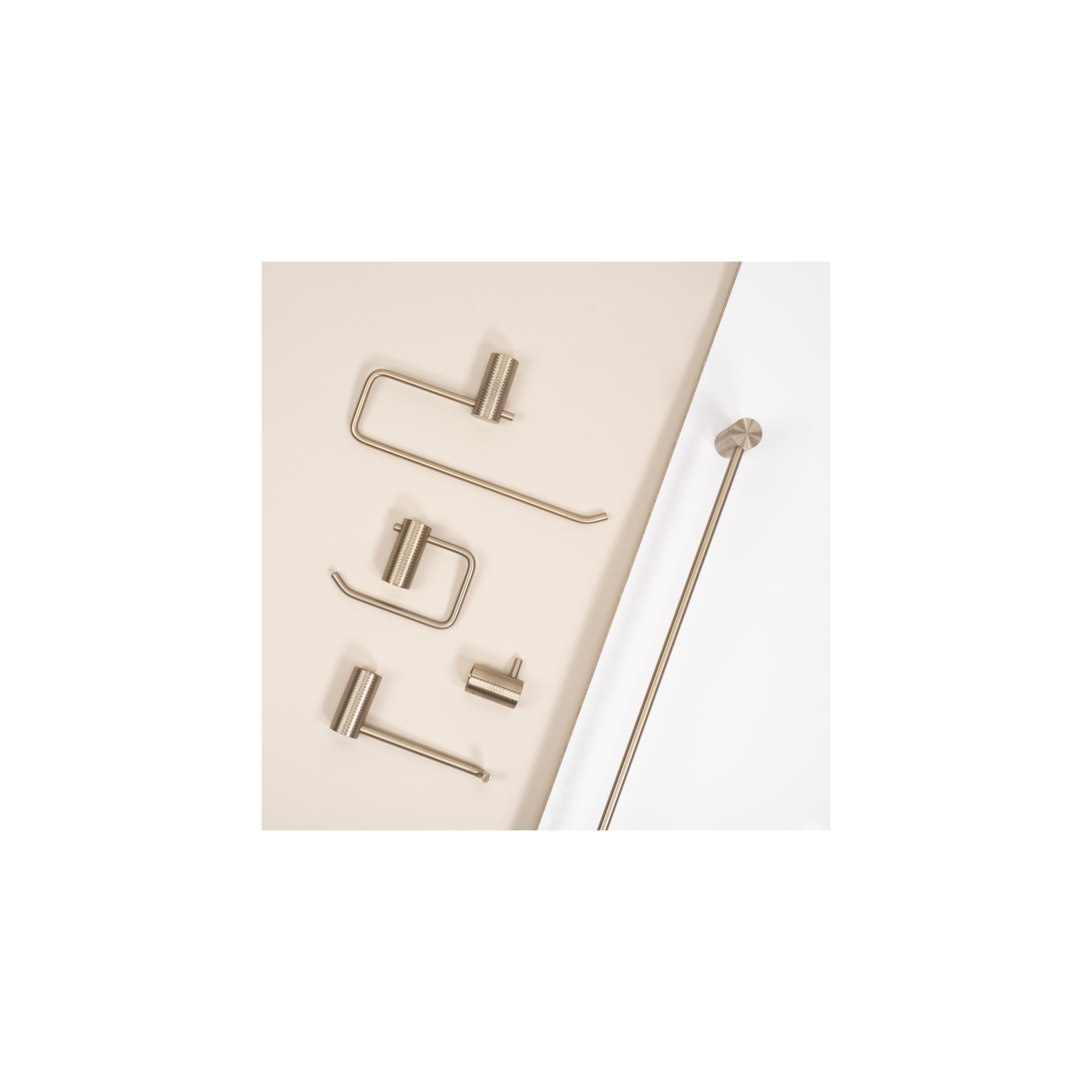 Cabide de banheiro com braço único 9711A Prism Brush Gold