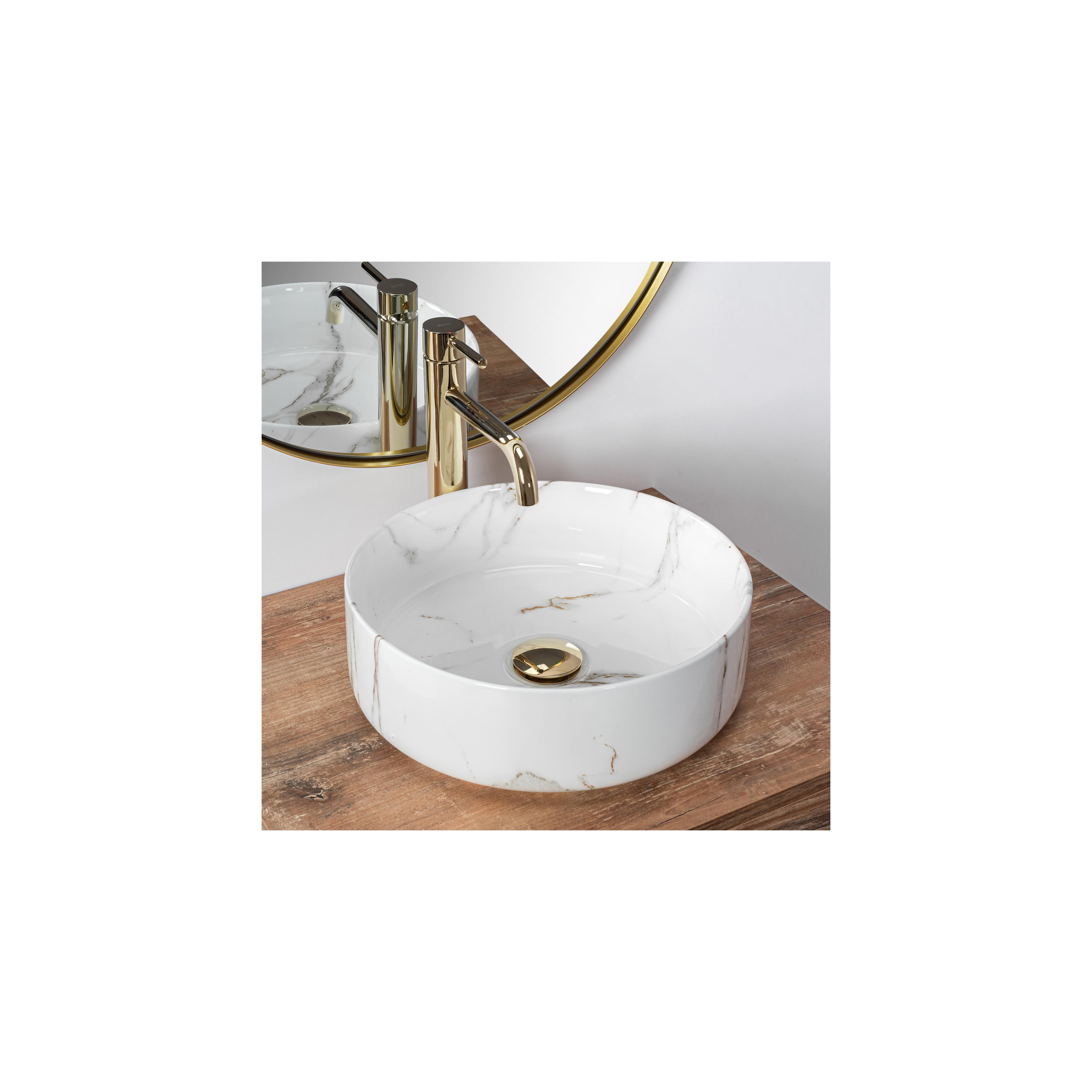 Countertop washbasin Rea Sami Aiax Shiny