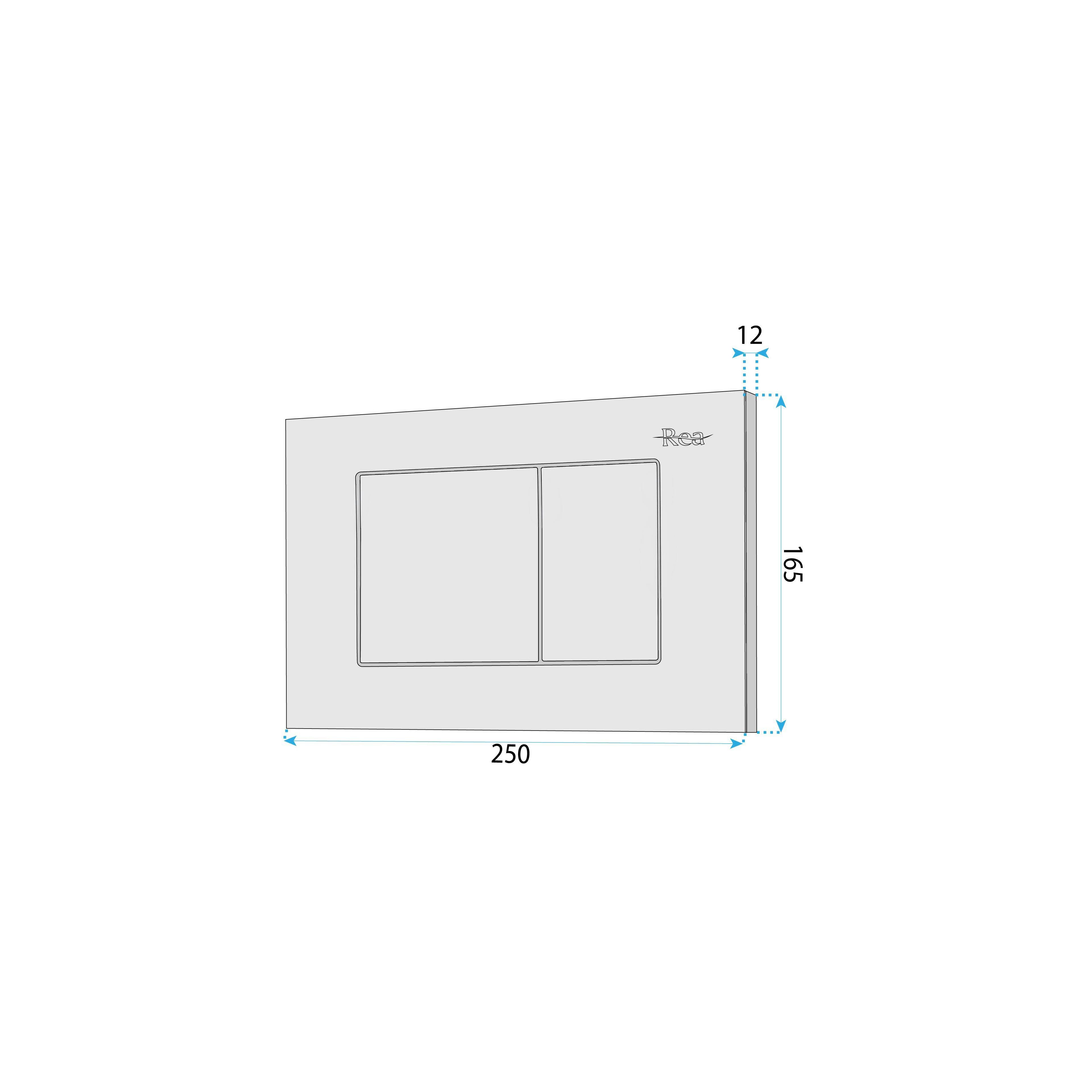 Concealed WC Frame Set Slim 024N with Titan J Button