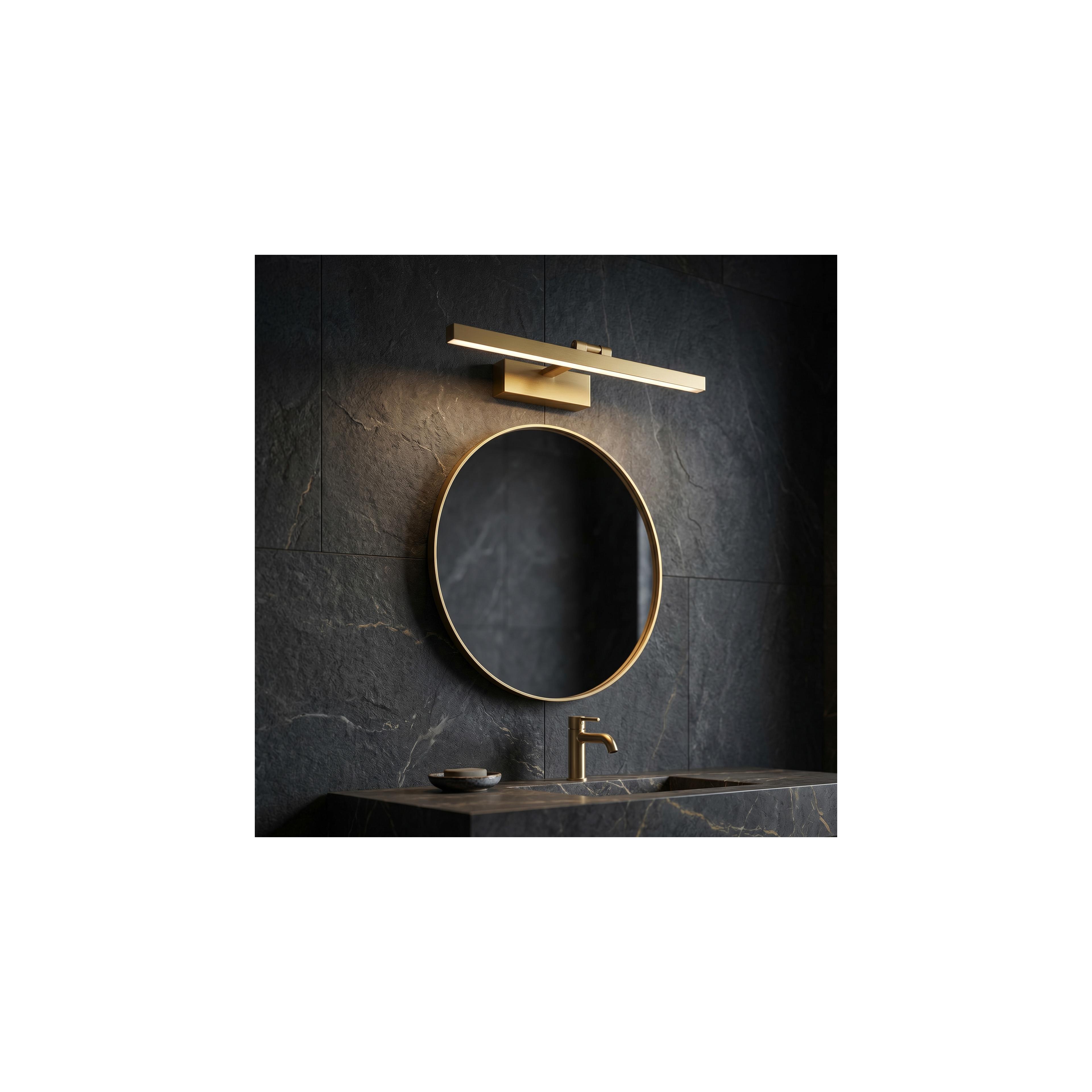 Bathroom LED wall sconce APP1864-1W 60 cm BRUSH GOLD