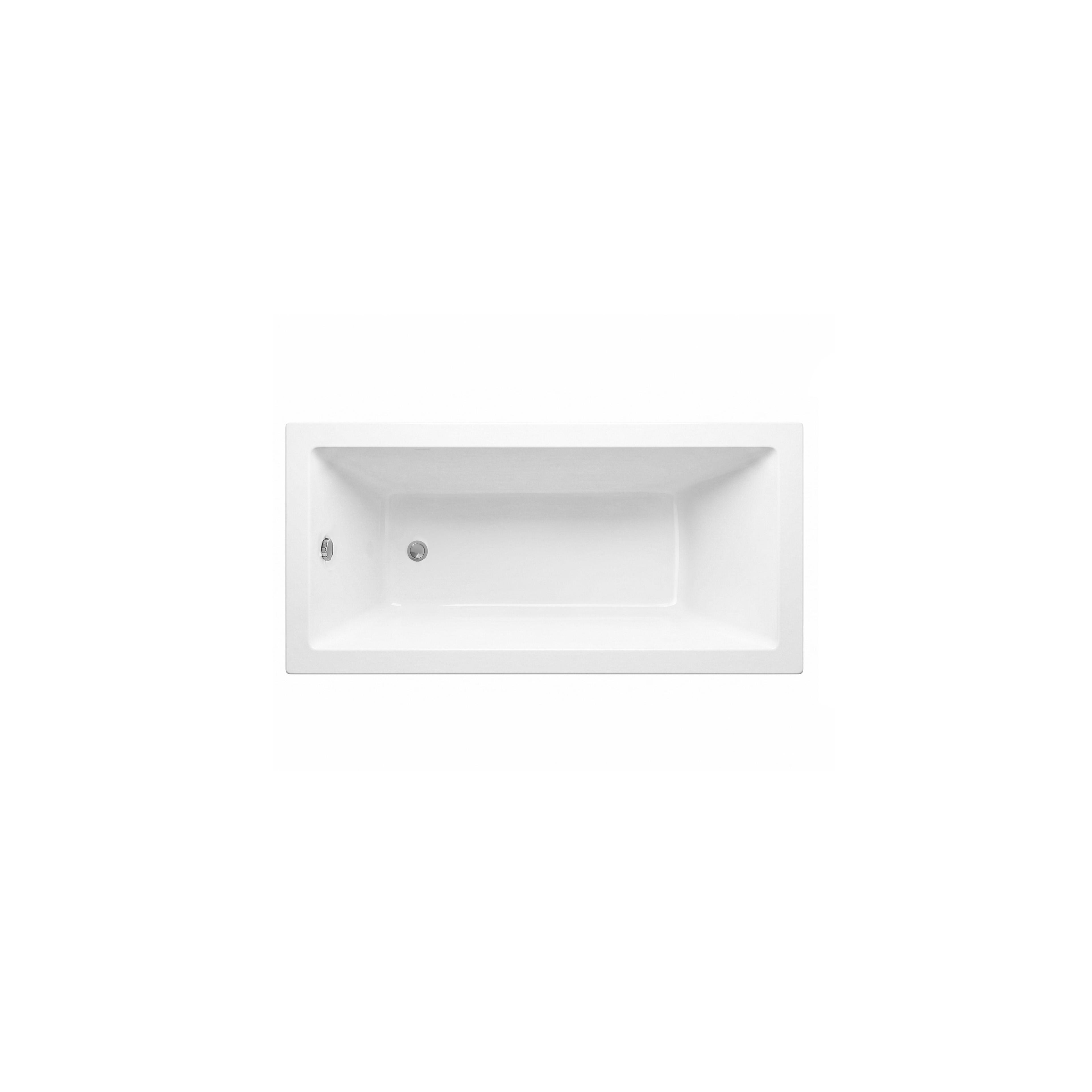 Built-in acrylic bathtub Rea Prima 140