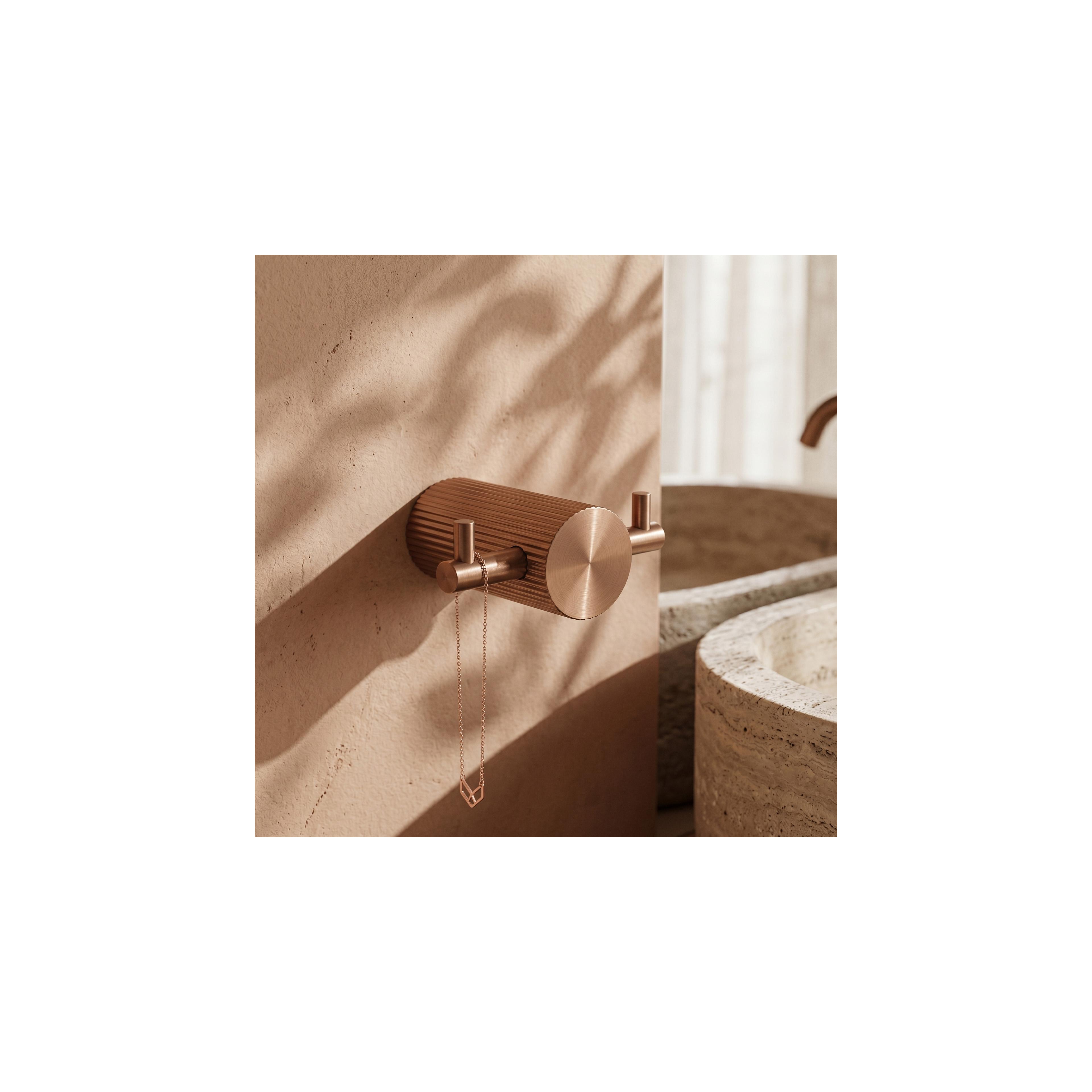 Gancho de casa de banho 64104A SOLO Brush Copper