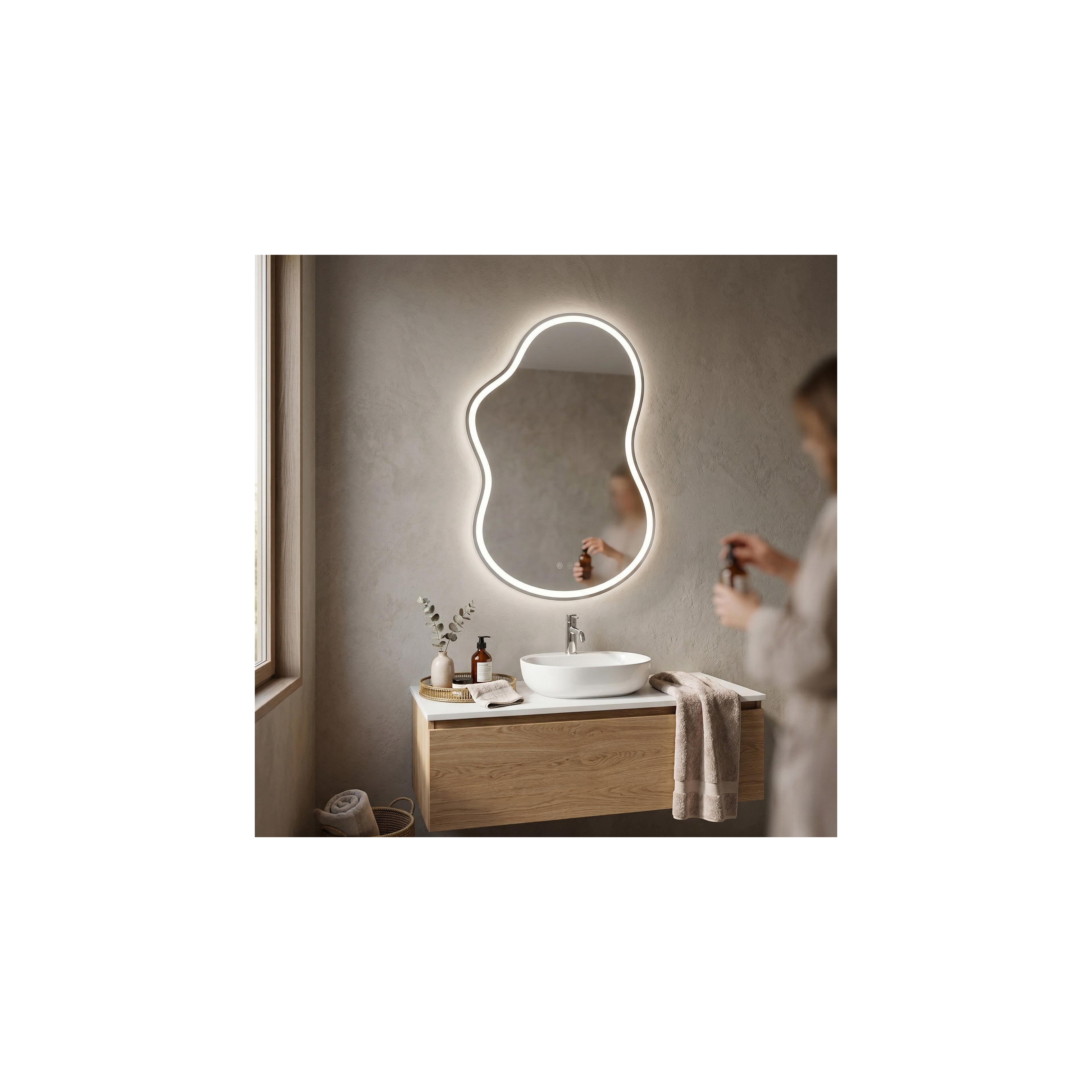 Mirror LED UNO 80x55 cm