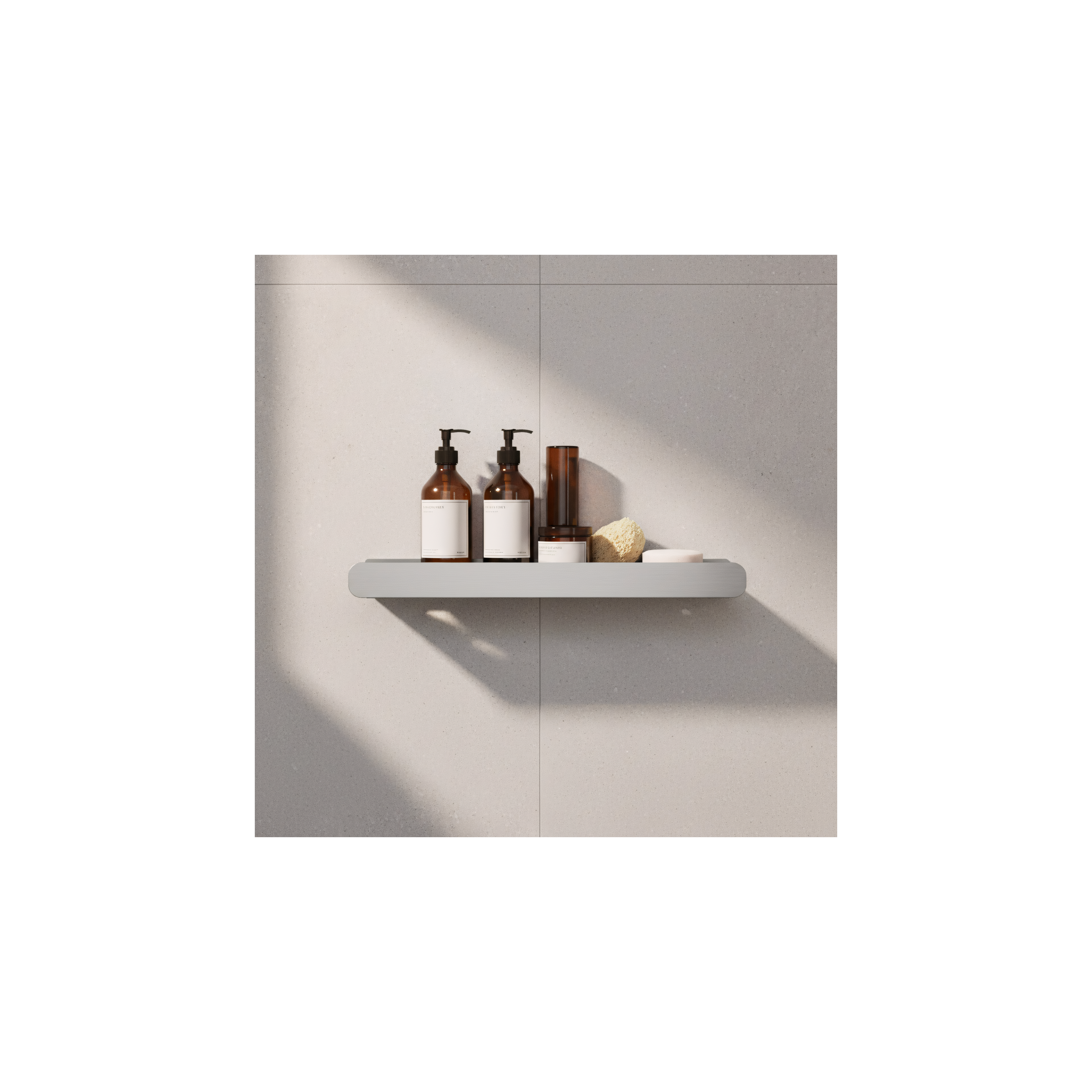 Estante de baño SF03 45cm steel brush