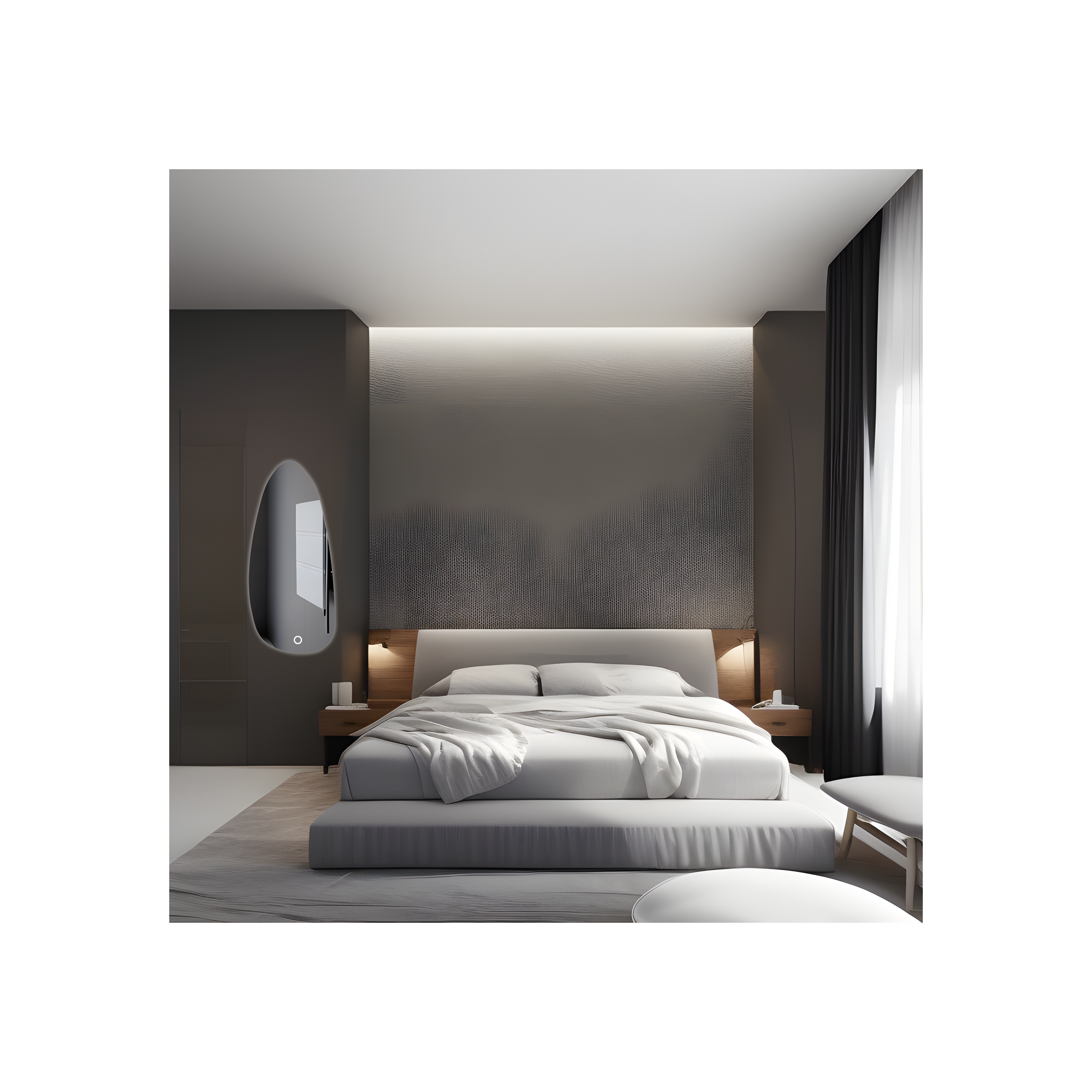 LED Tükör 120x55cm YH-3359