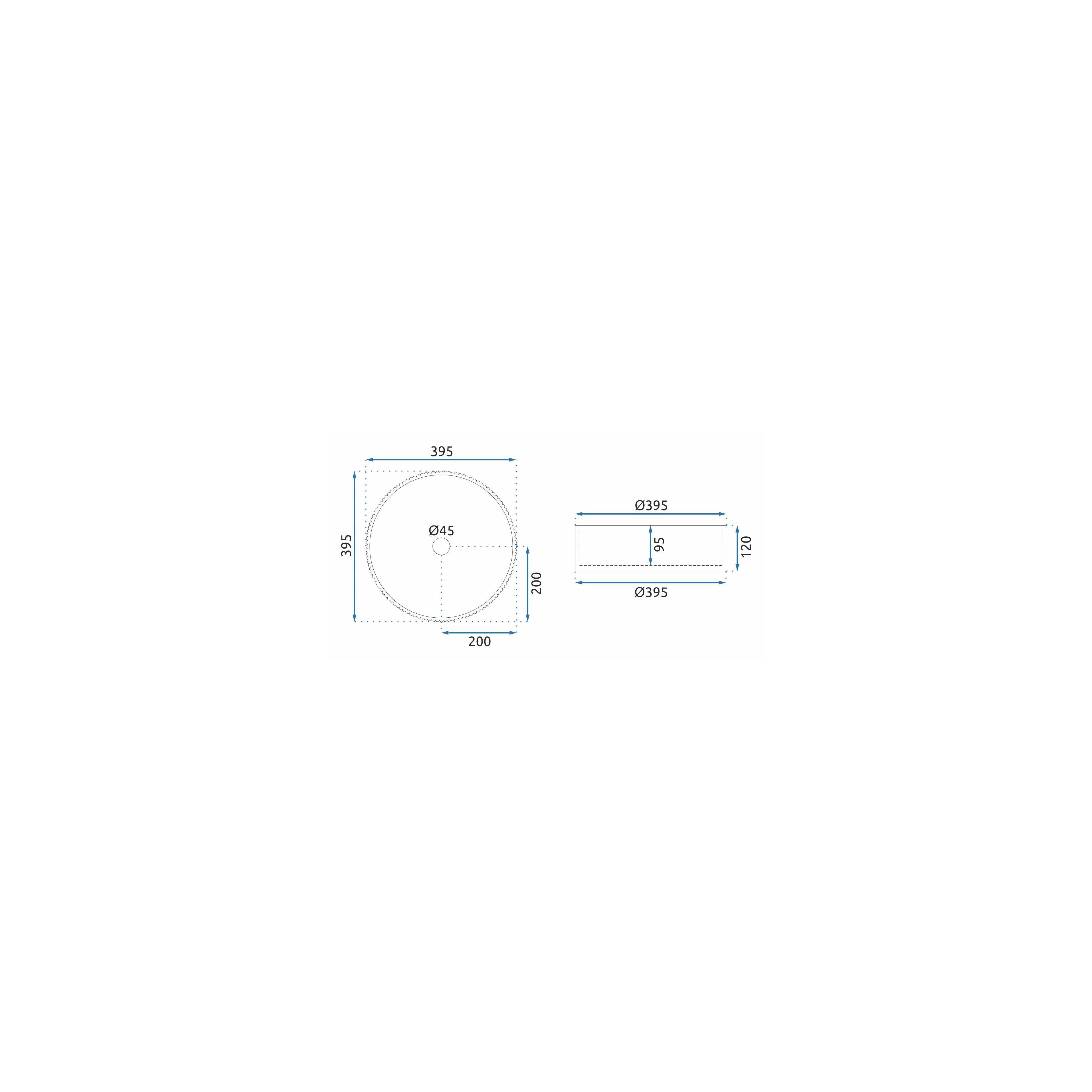Countertop washbasin Rea Ingrid Black