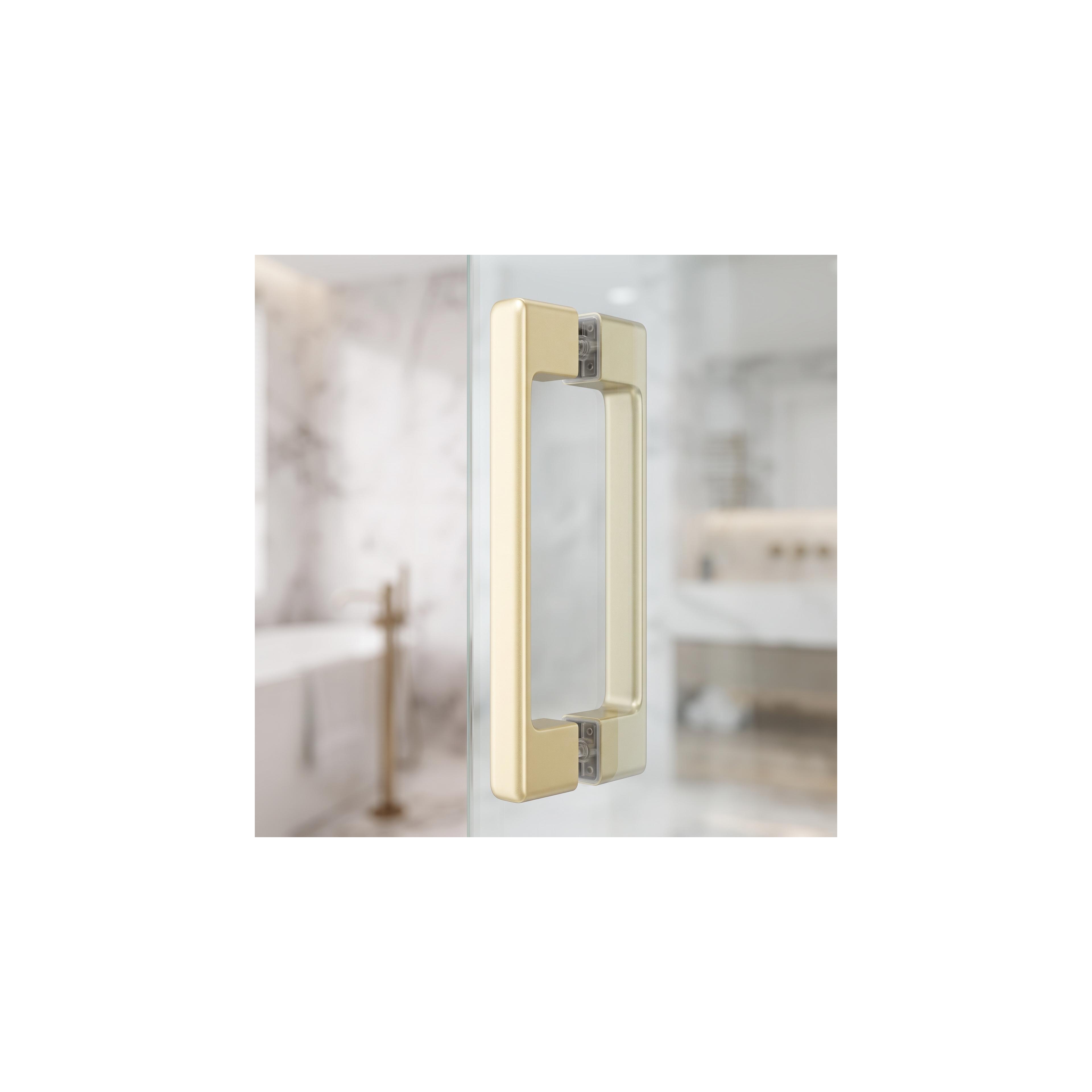 Tirador para puerta de ducha Rea 02 Brushed Gold