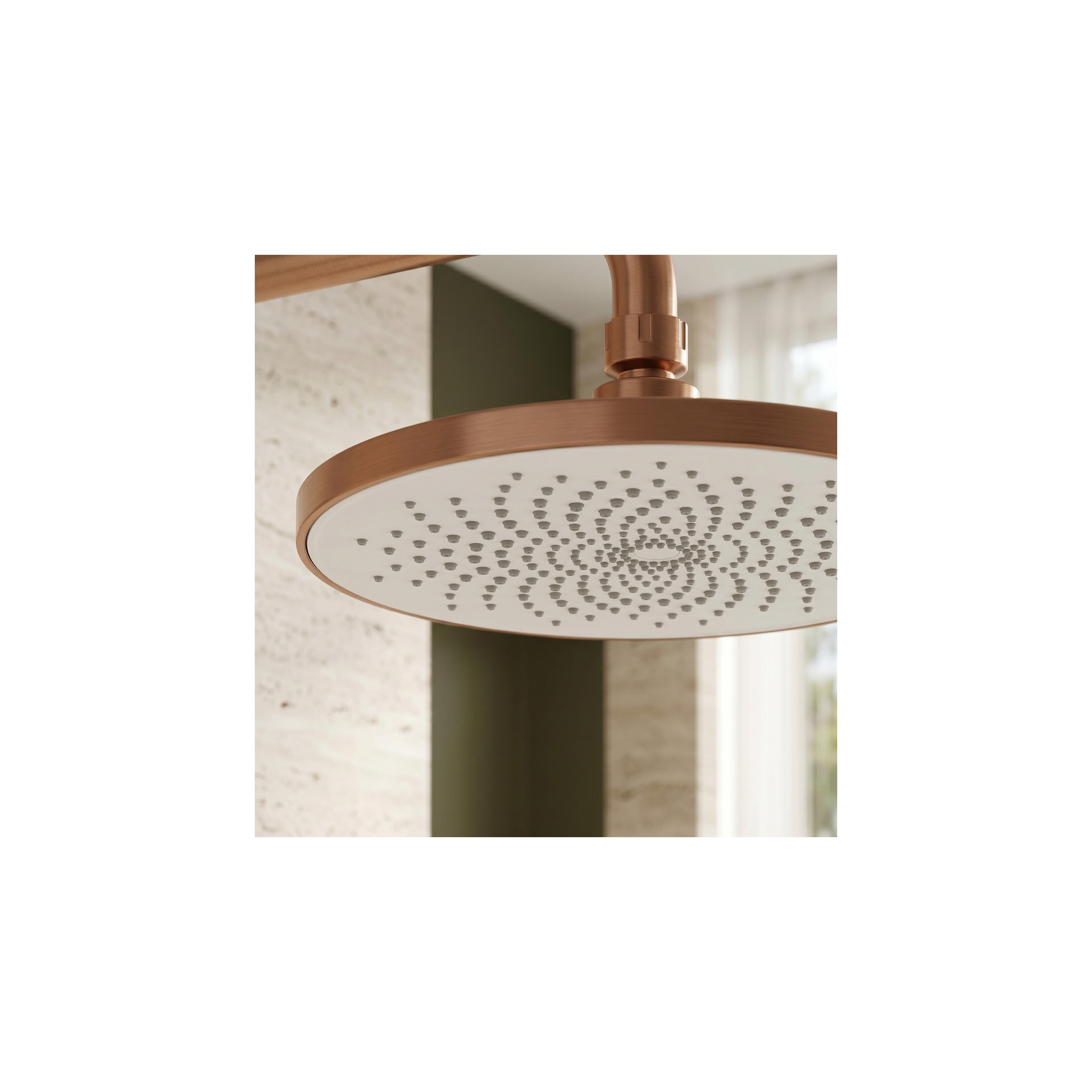Runt duschhuvud REA JS-021BRG Brush Copper