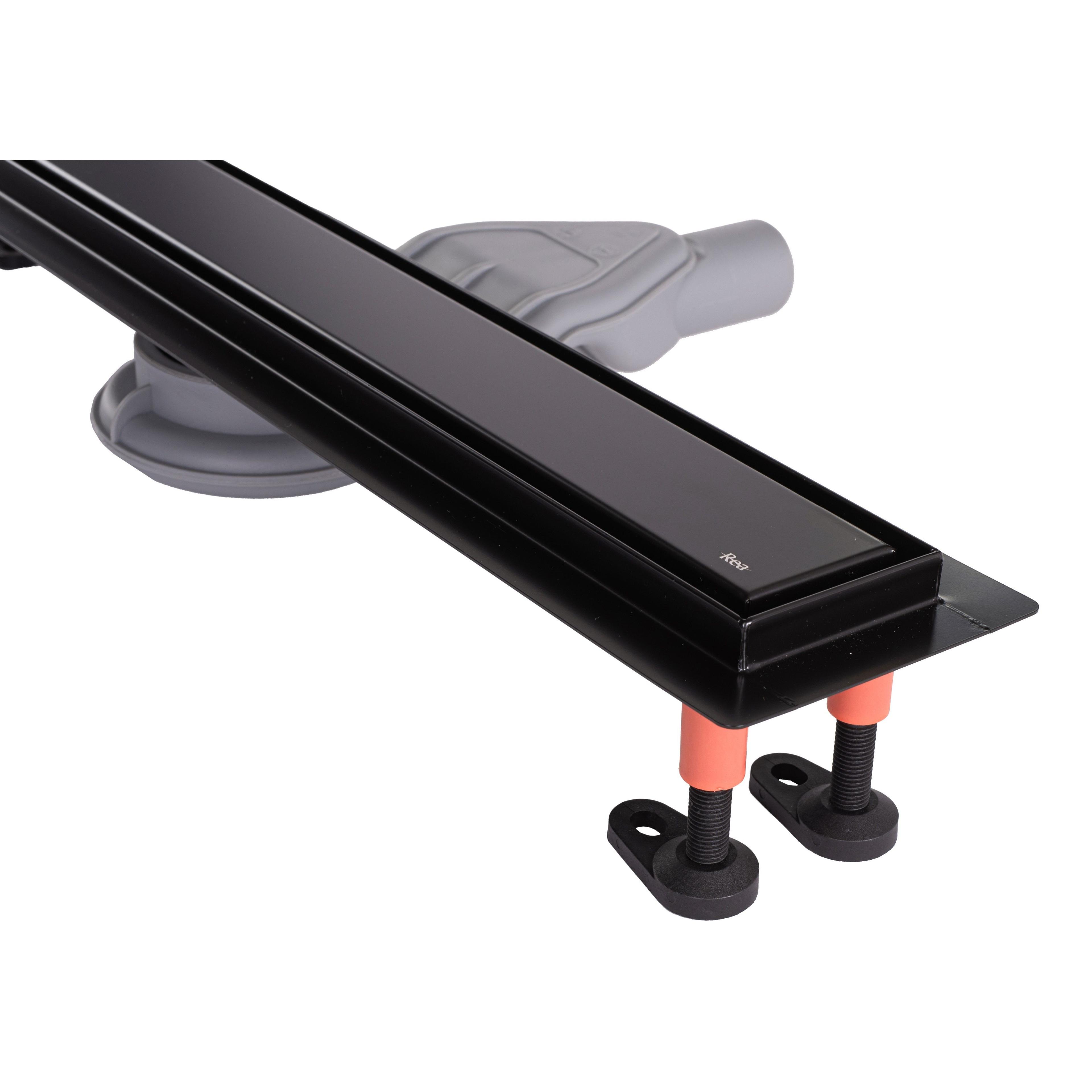 REA Neox Superflow Linear Drain Black 60