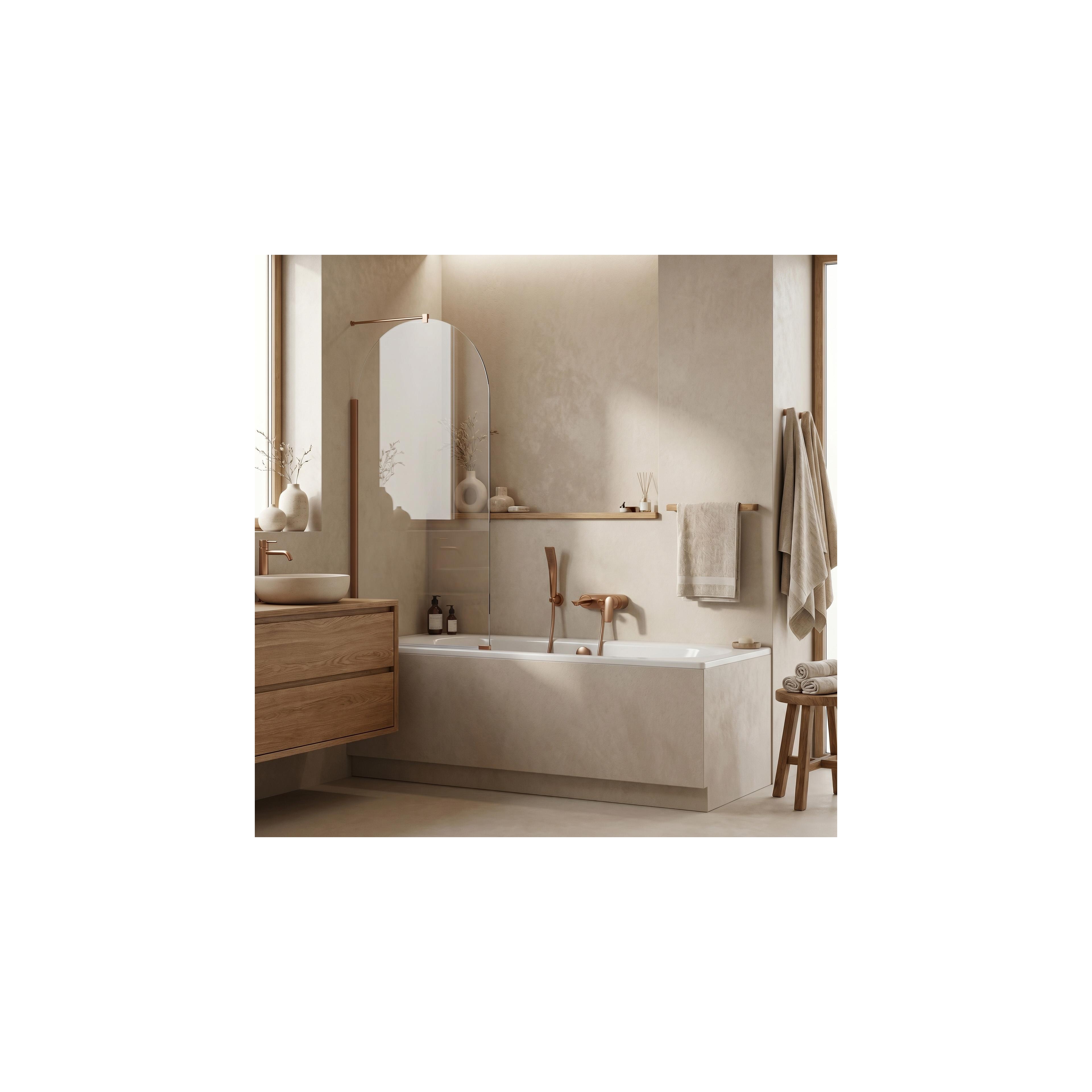 Bathtub screen Rea Travis Copper Brush 80