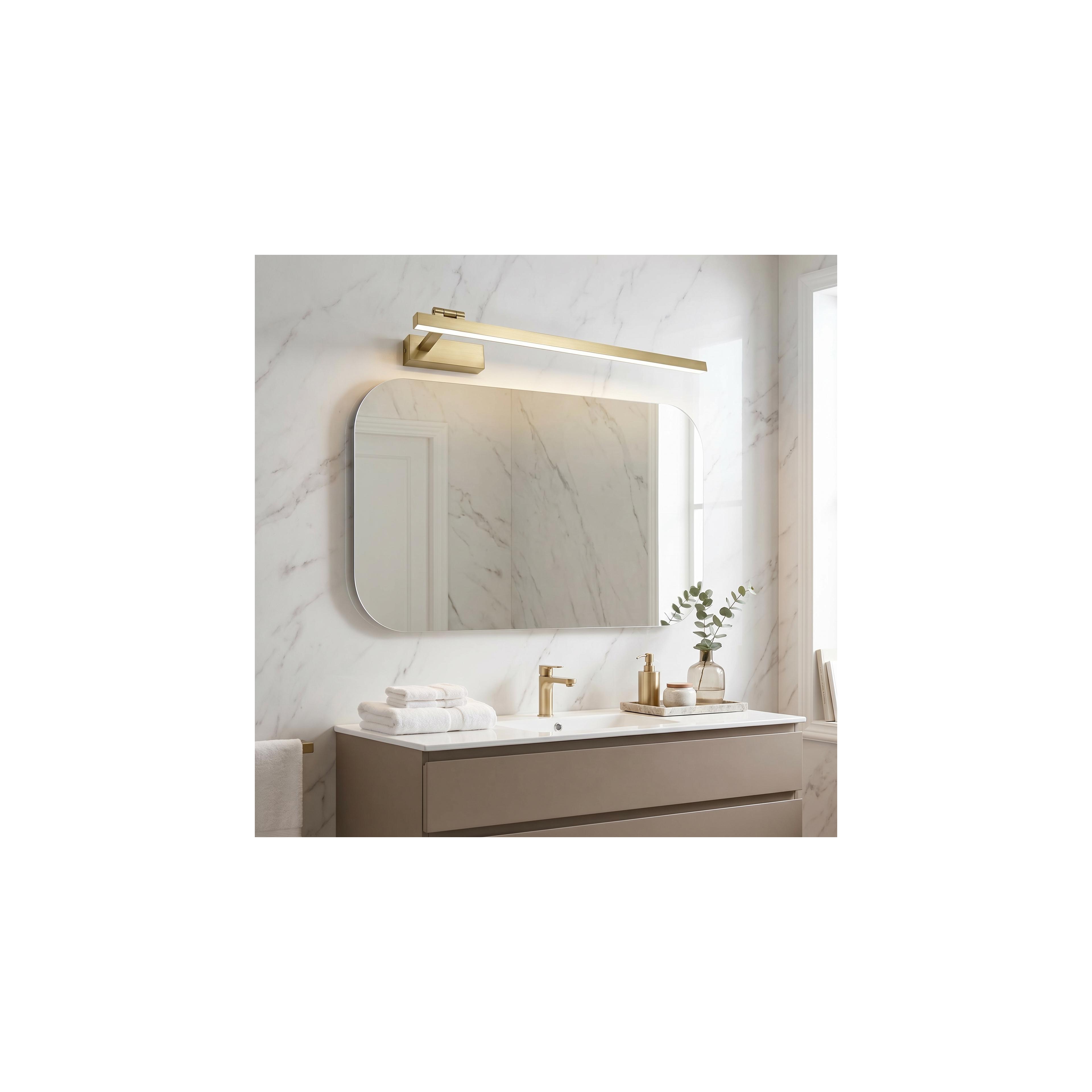 Vannitoa seina LED-valgusti SWE033-1W 80cm BRUSH GOLD