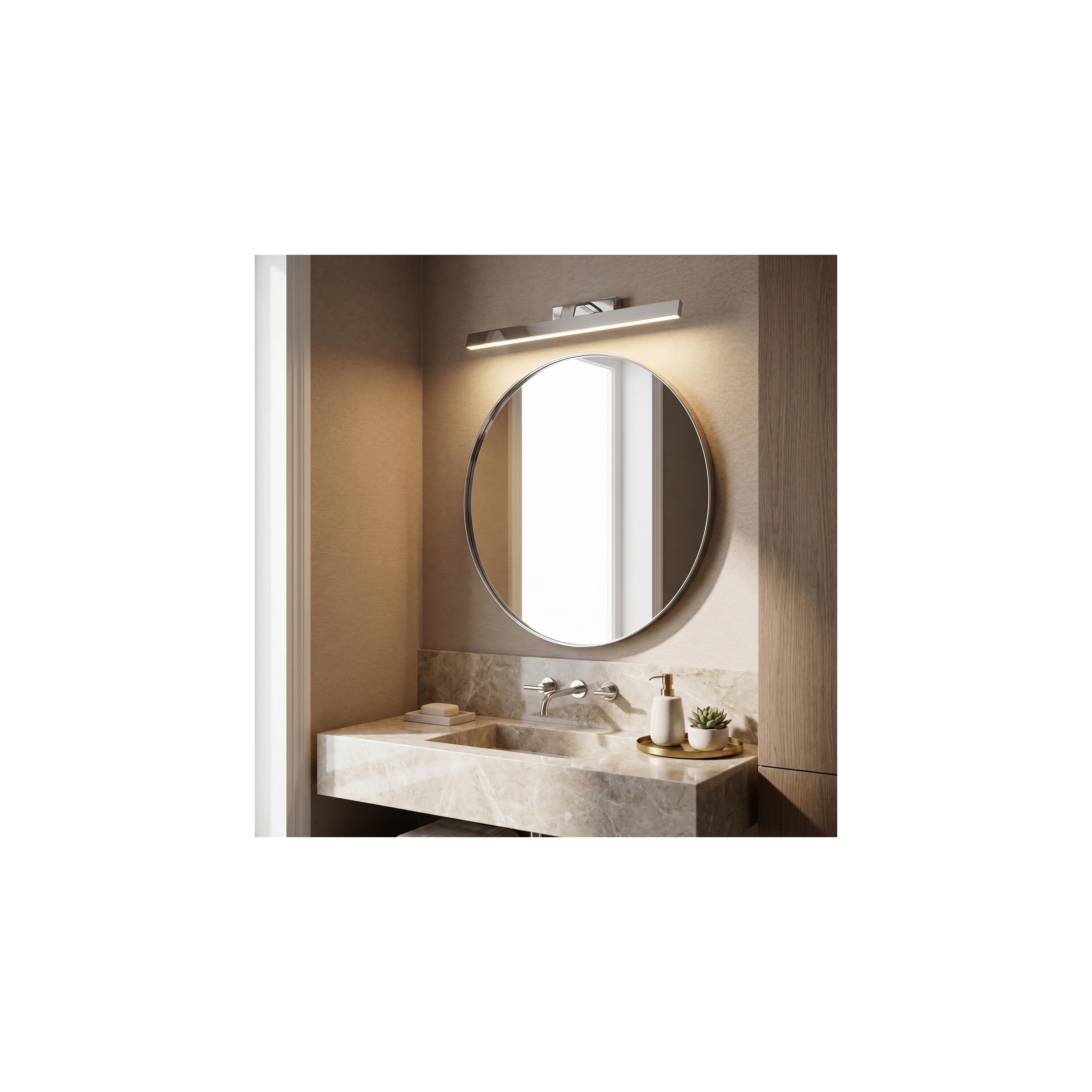 Kopalniška stenska LED svetilka SWE002-1W 58cm CHROME