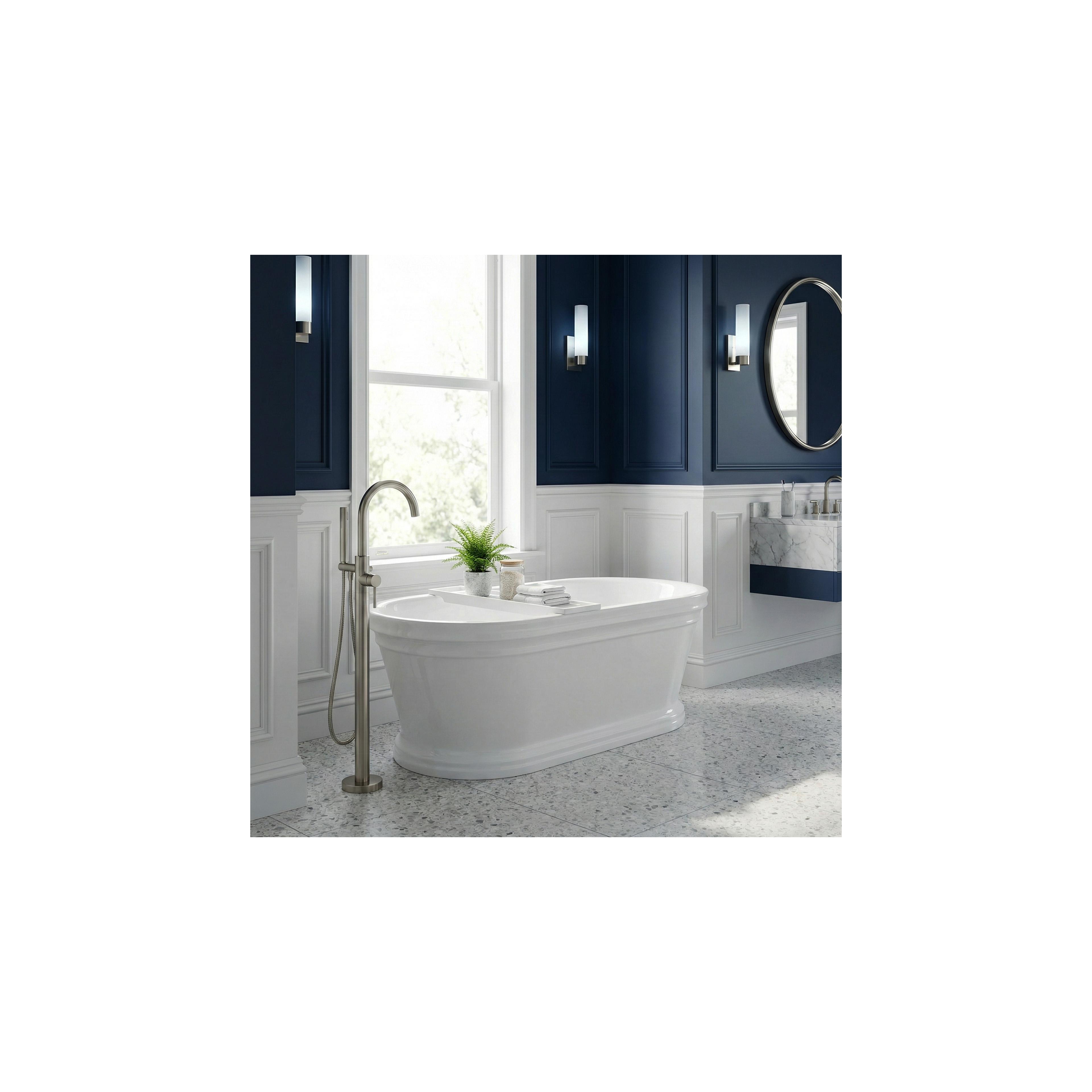 Baignoire autoportante en acrylique Olivia 170