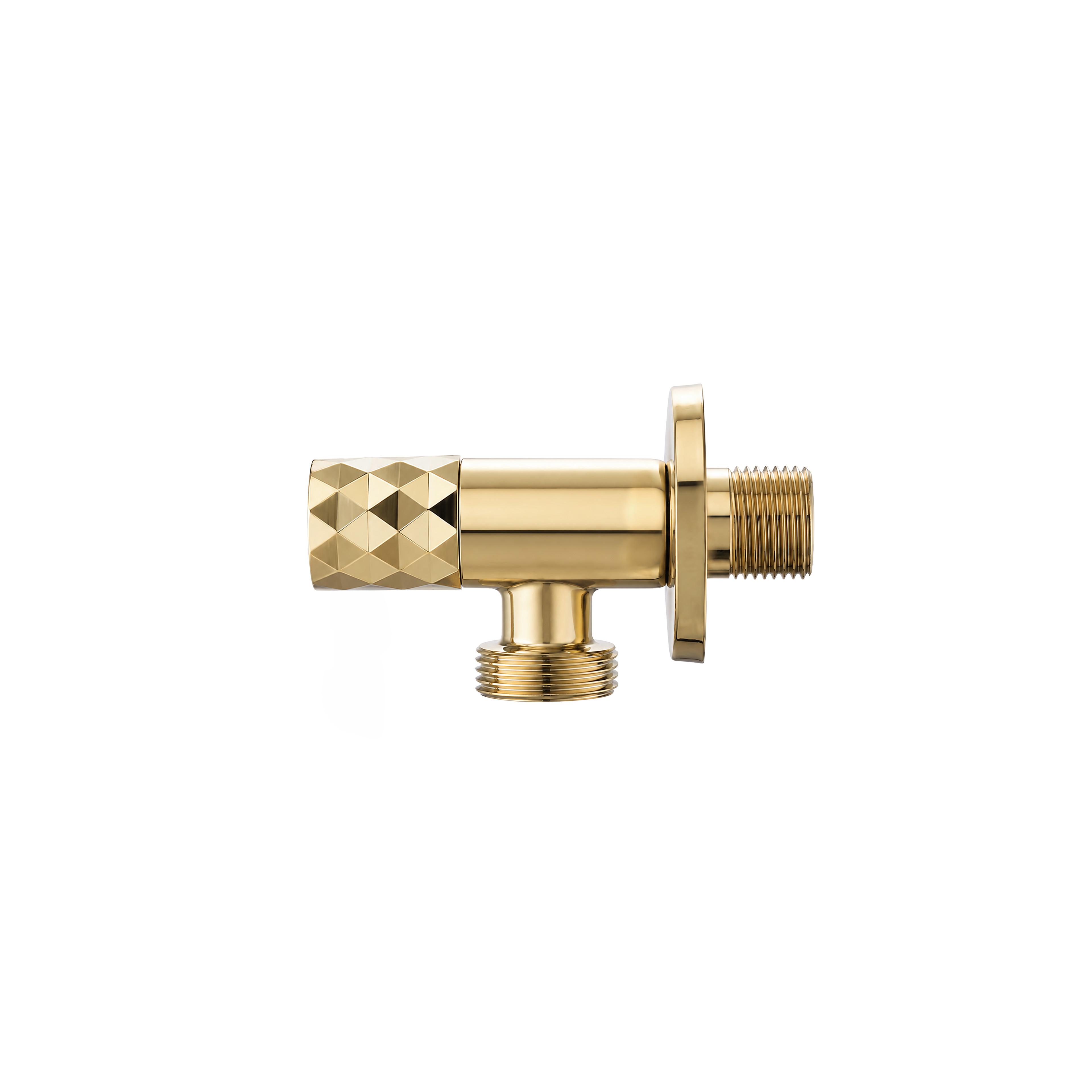 Zawór kątowy Diamond 03 1/2" x 3/4" Złoty