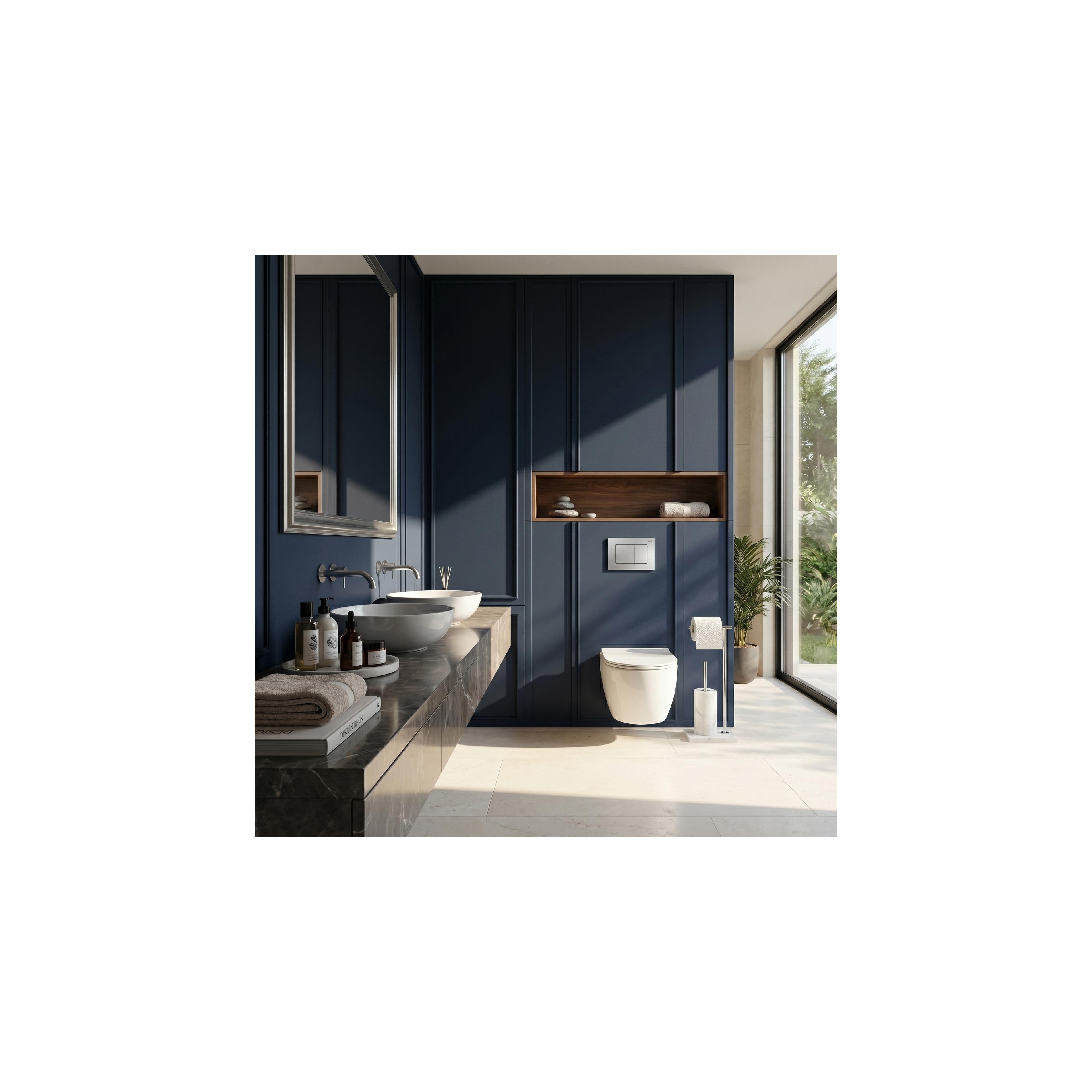 J-trykknap til indbygningscisterne WC K011A-Q og Slim 024N Satin