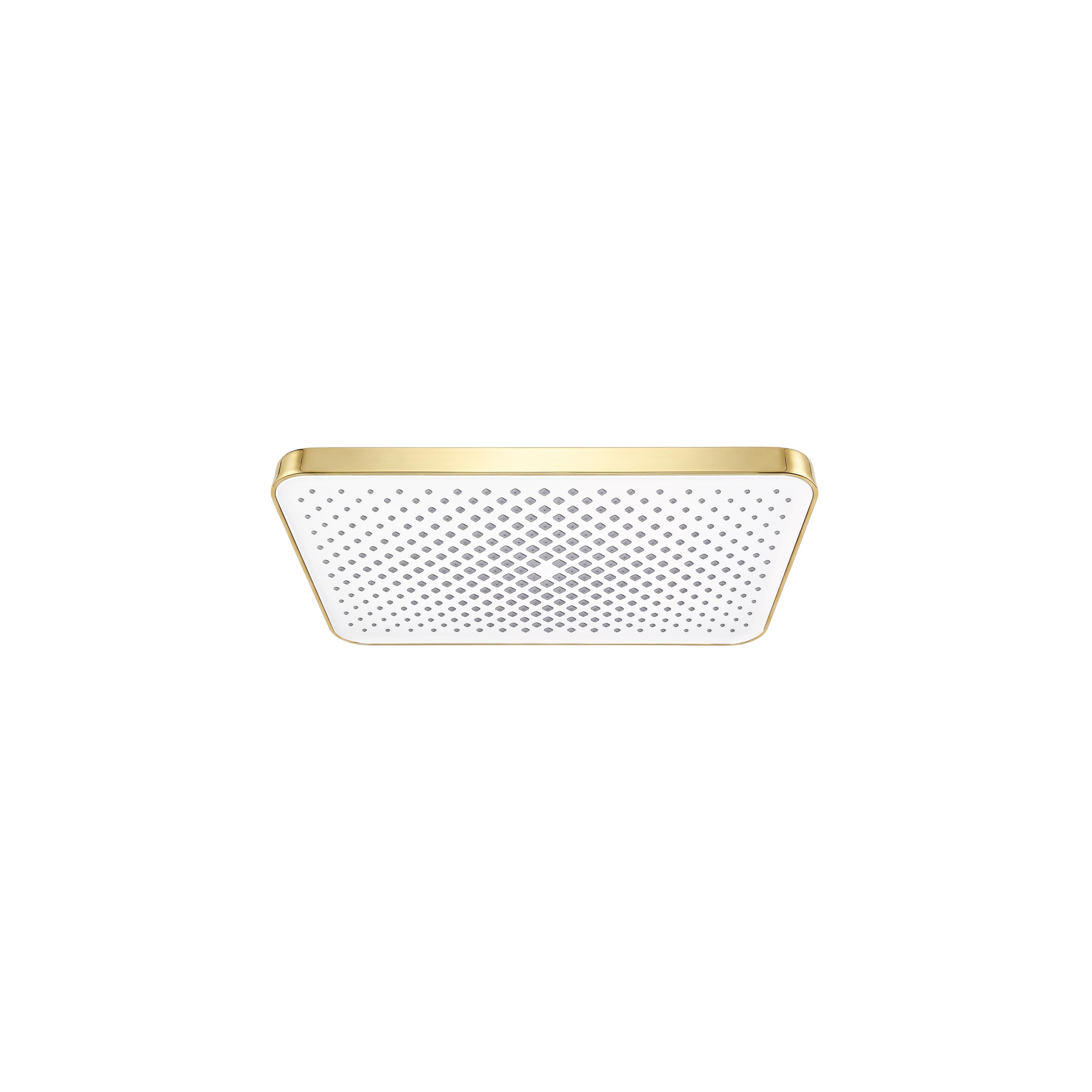 Прямоугольный верхний душ REA JS-032 Gold