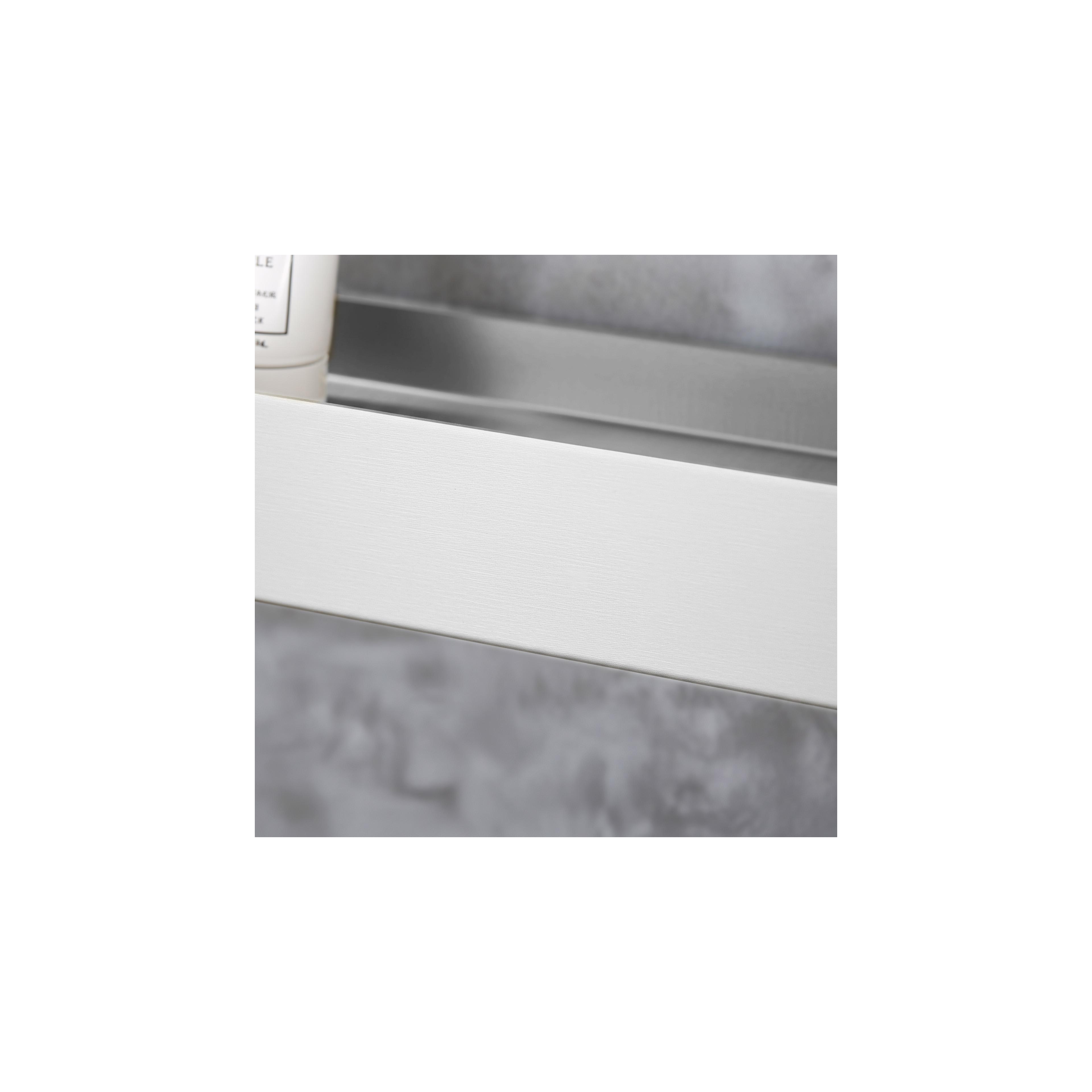 Estante de baño SF03 45cm steel brush