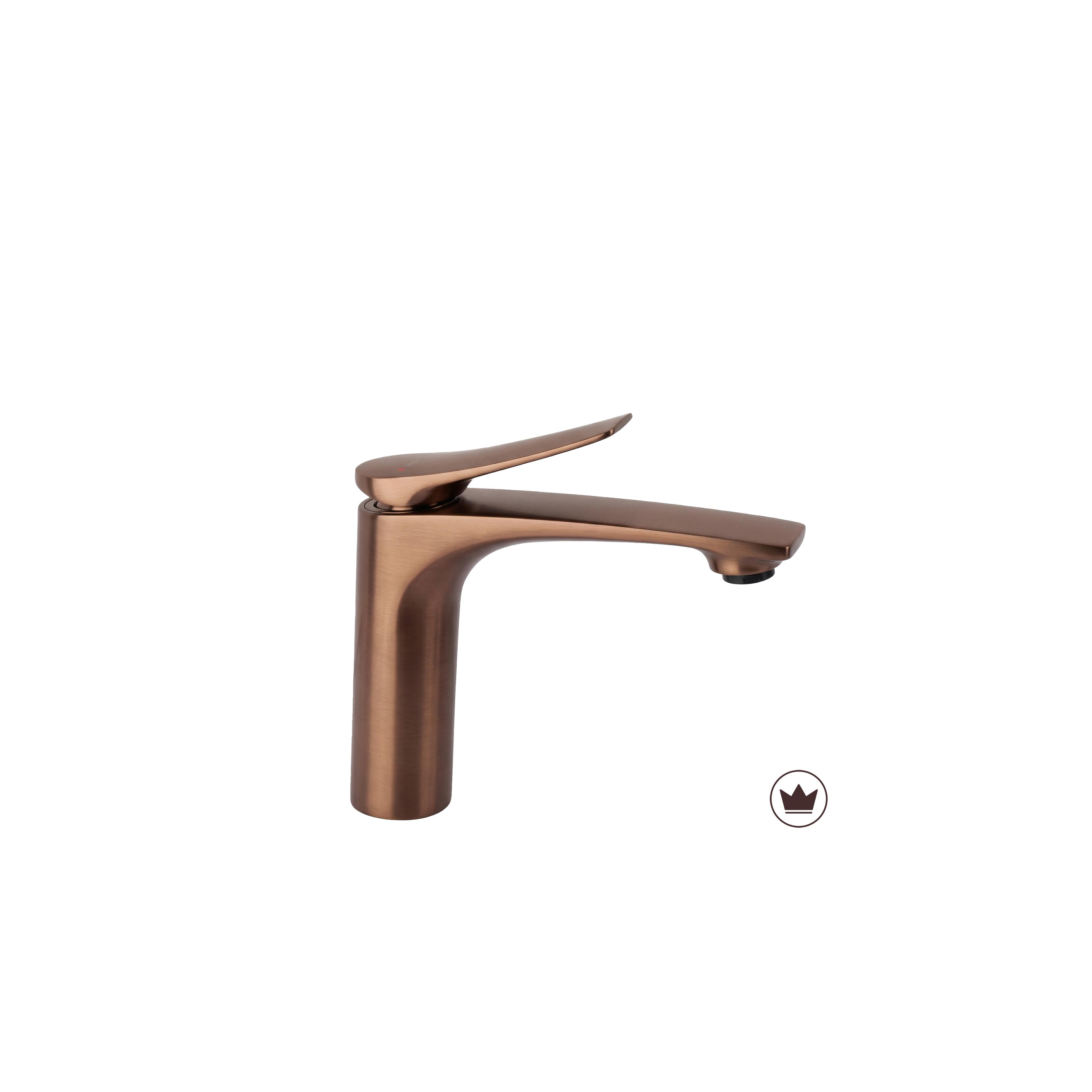 Tvättställsblandare PREMIUM REA Vision Copper Brush Low