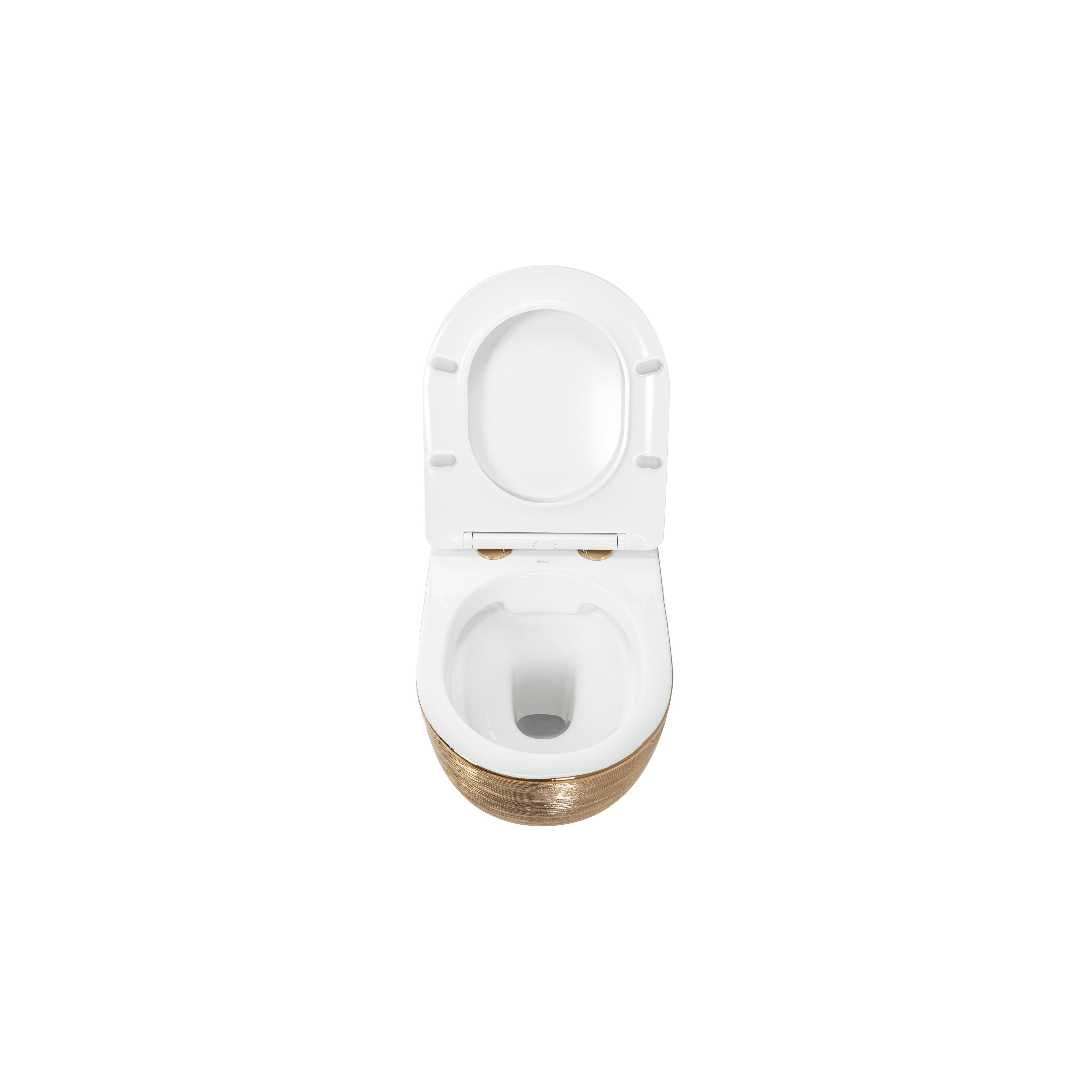 Toilet bowl Carlo Flat Brush Gold