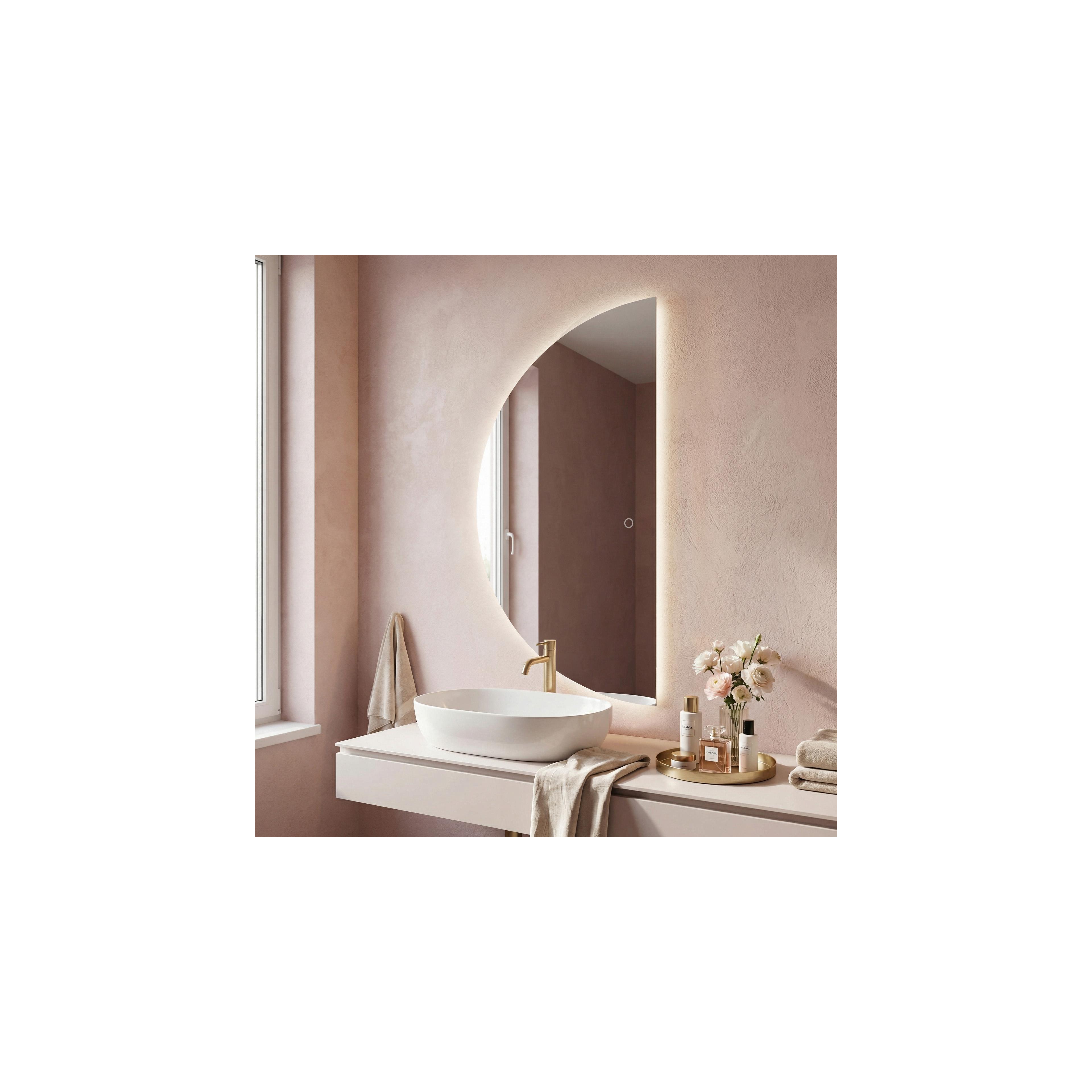 Mirror LED 120x60cm MOON