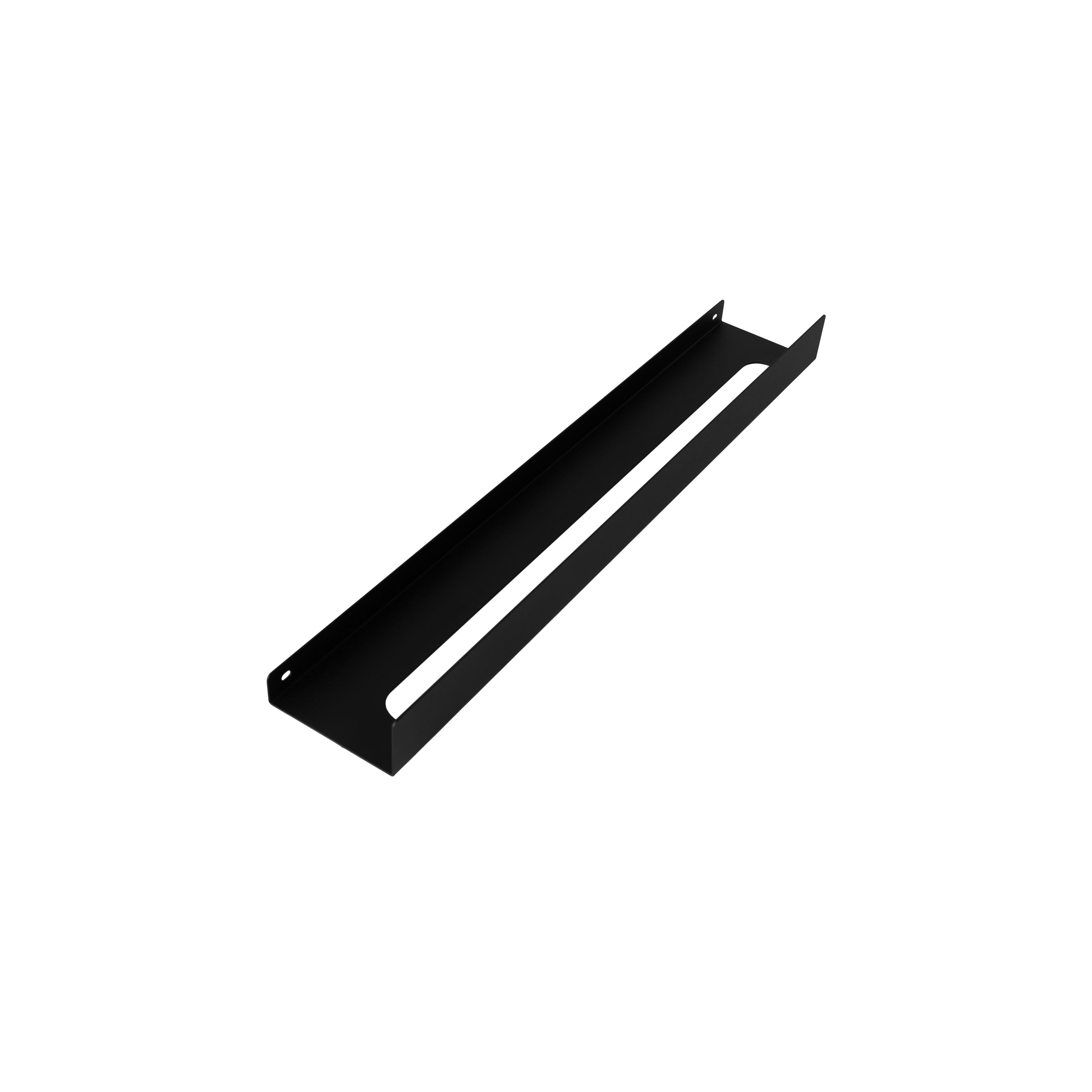 Bathroom shelf SF02 60cm black matt