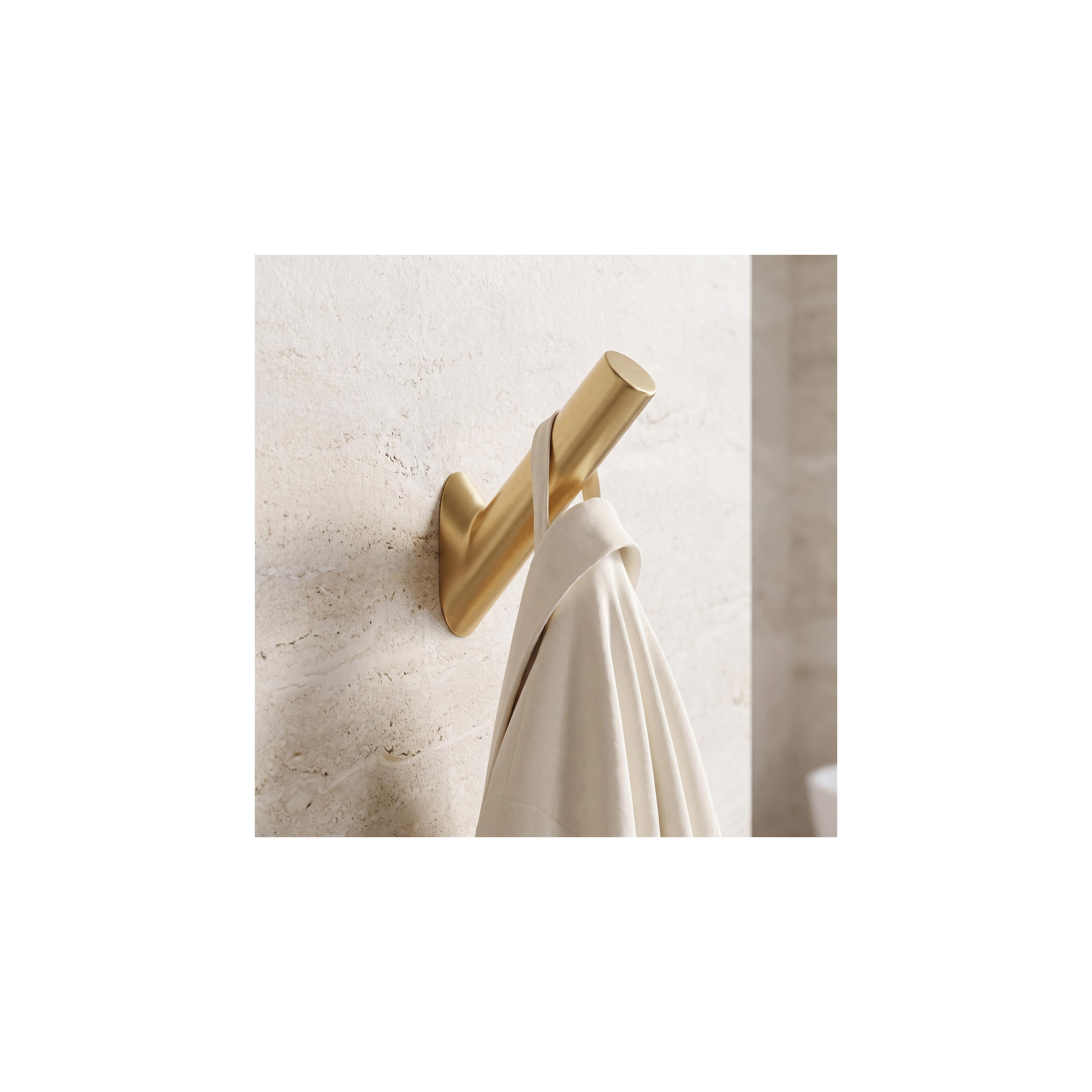 Bathroom hook WILL Brush Gold
