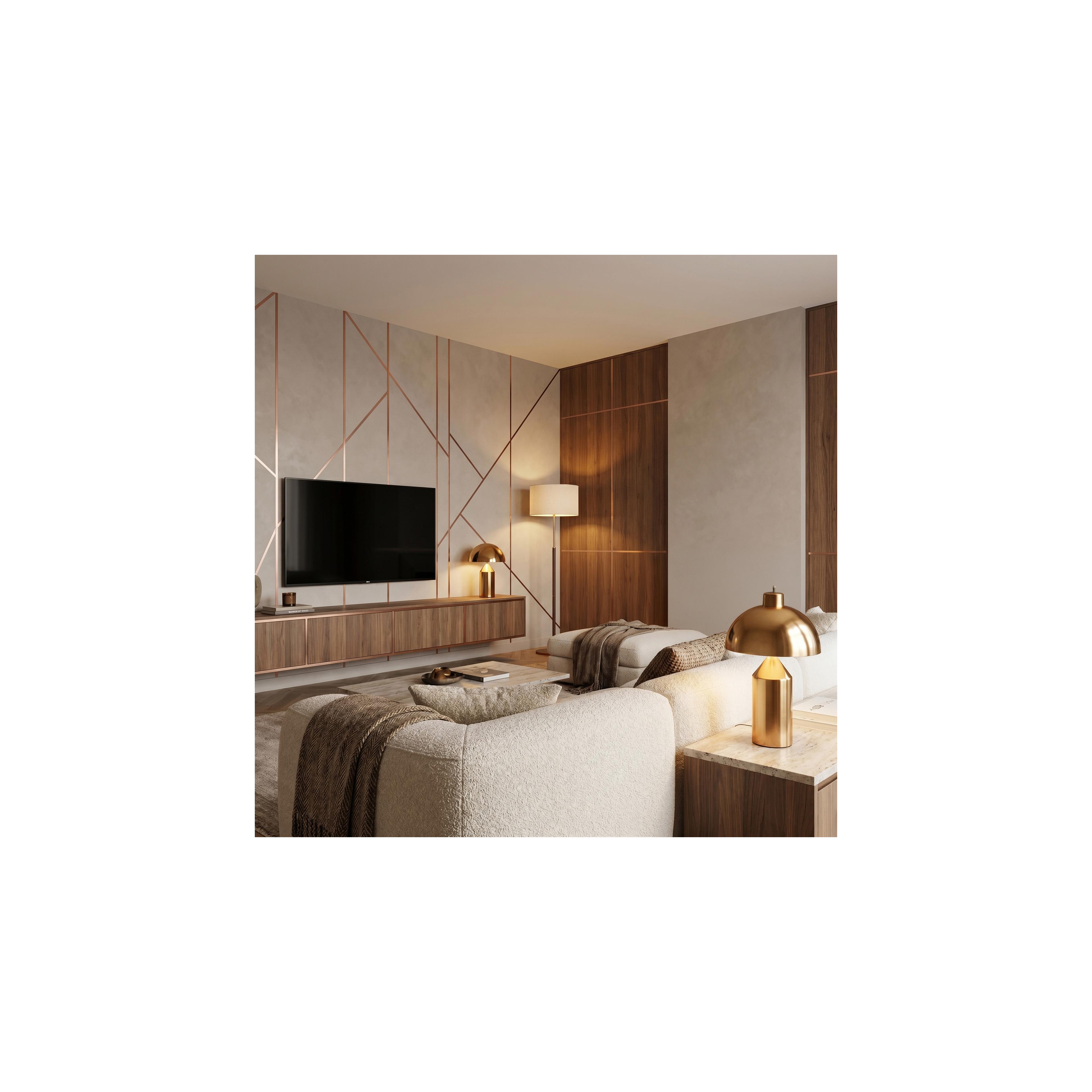 Self-adhesive decorative trim Rea P14454A 2cm Brush Copper