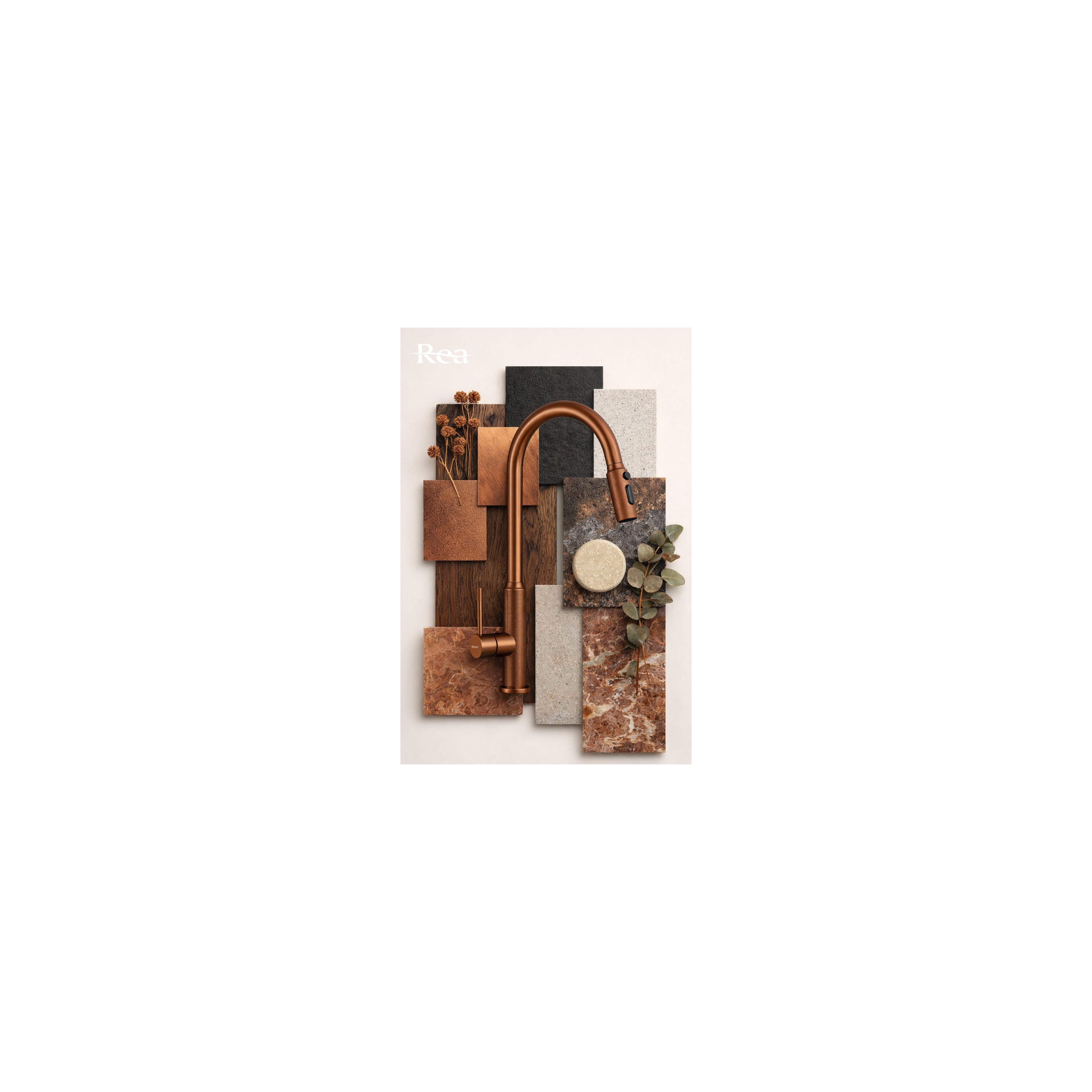 Robinet de cuisine Rea Master Brush Copper