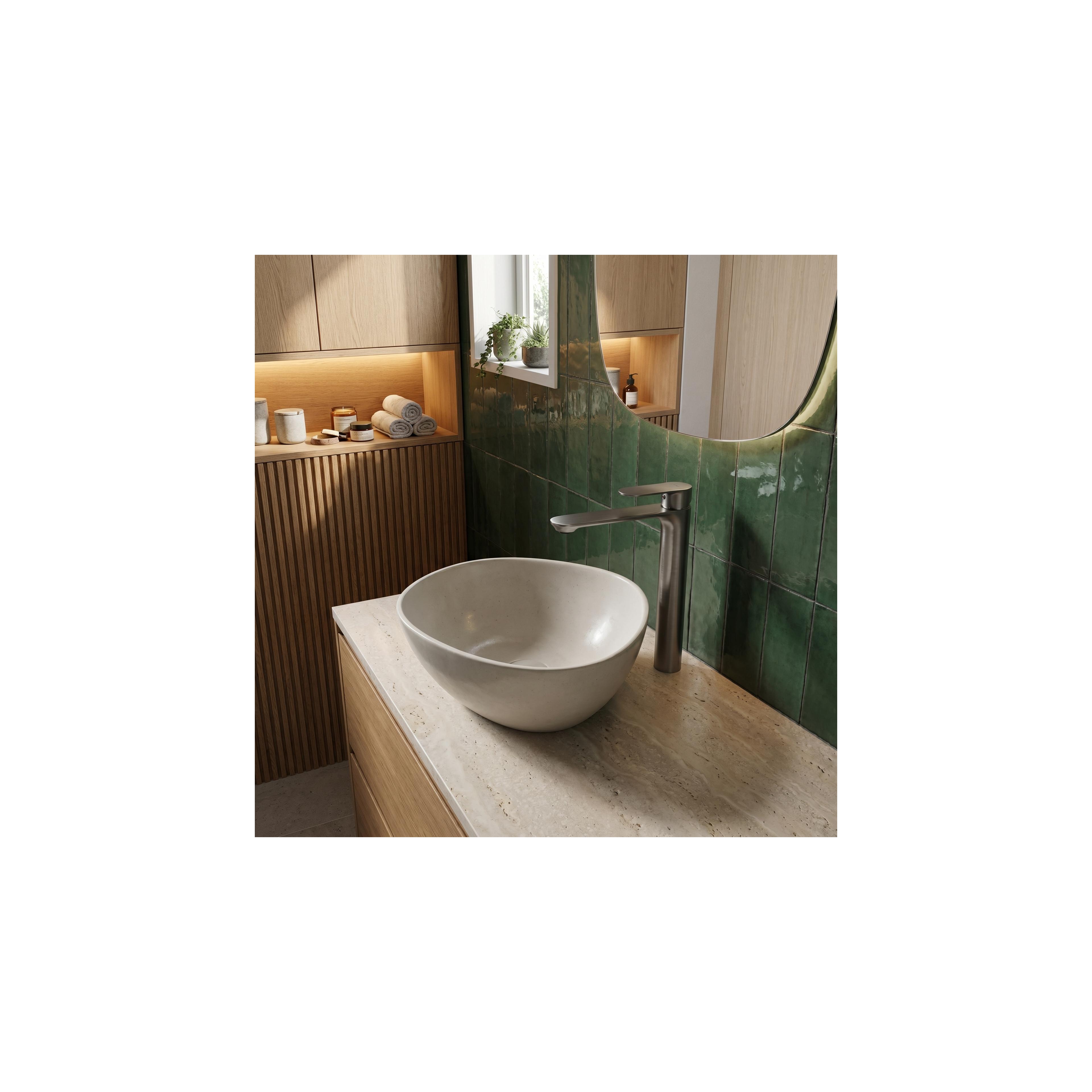 Bathroom faucet Rea Drop Titan High