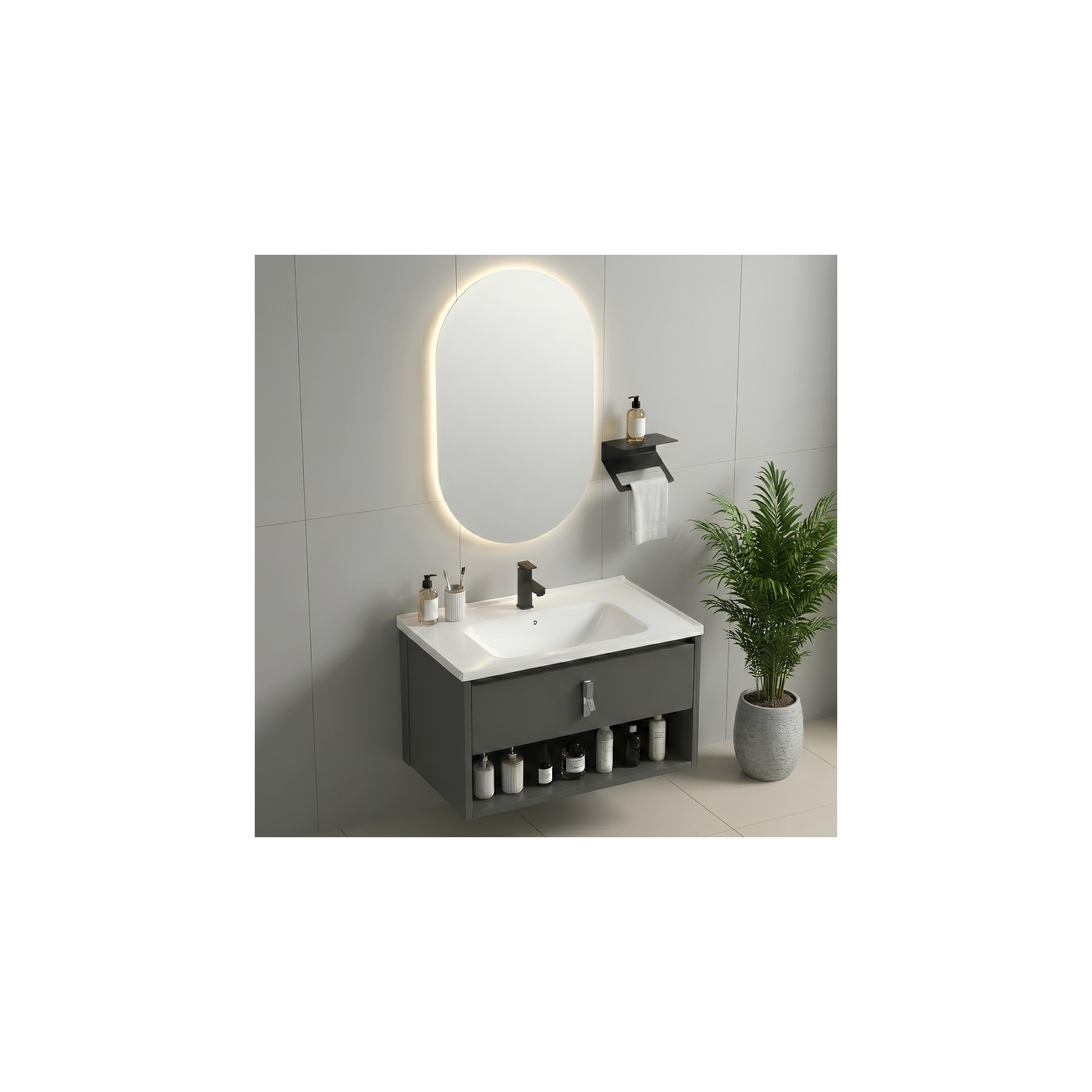 Set kupaonskog namještaja s umivaonikom Toledo 60cm Grey